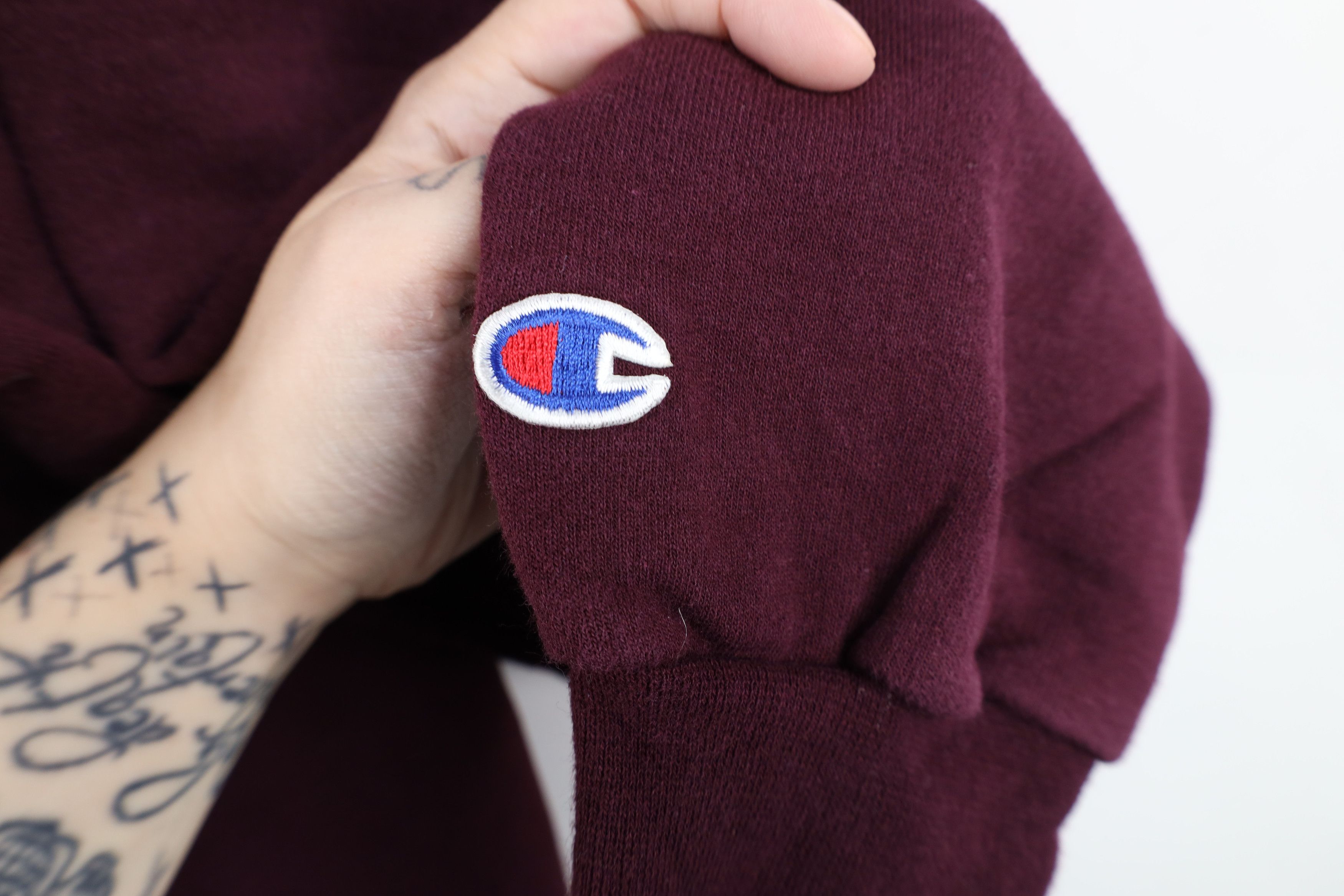 Champion Vintage 90s Champion Classic Logo Crewneck Sweatshirt Purple Size US XL / EU 56 / 4 - 6 Thumbnail