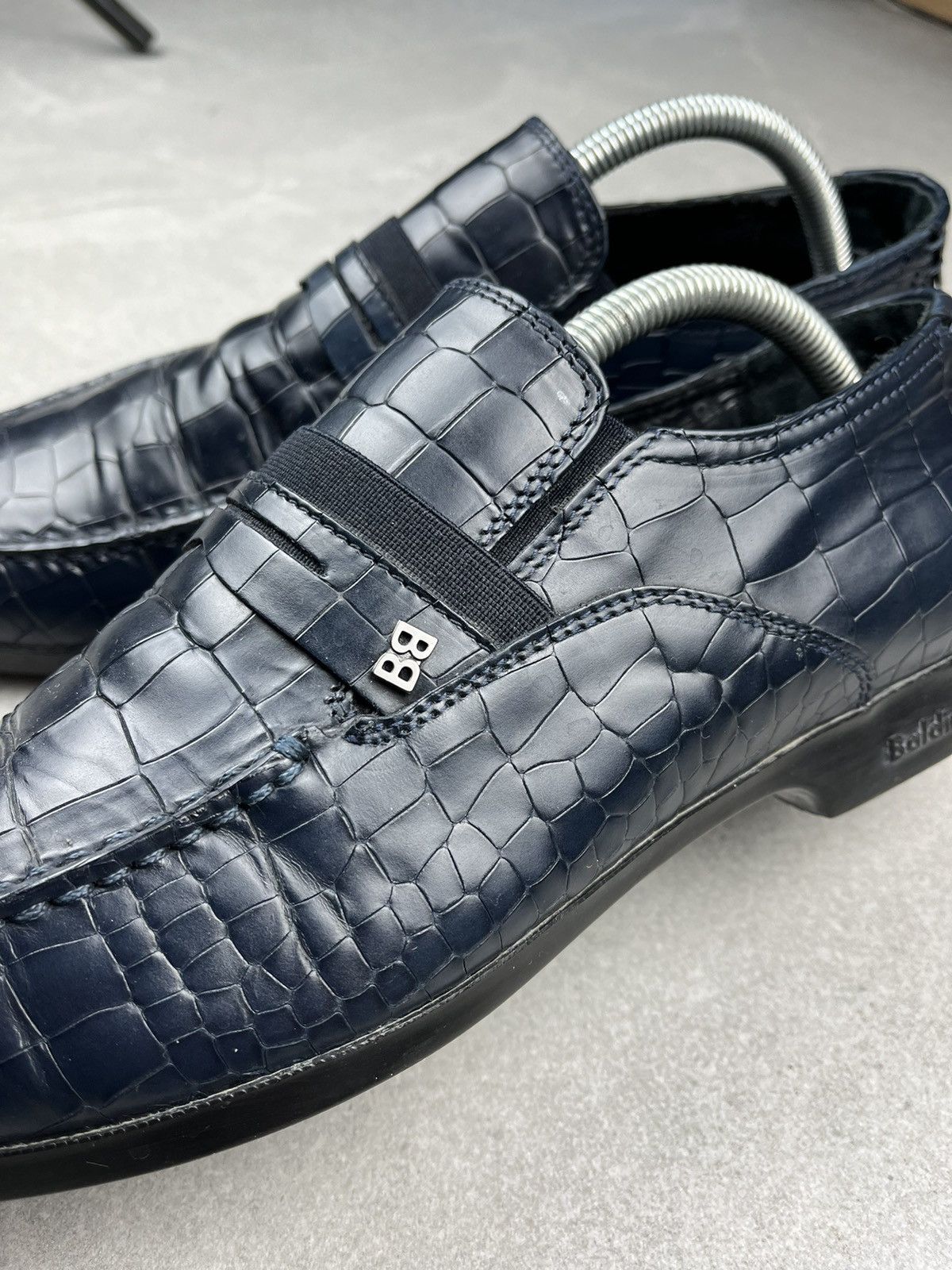 Leather RRP 550$ Baldinini crocodile leather mocassins formal shoes Size US 9.5 / EU 42-43 - 6 Thumbnail