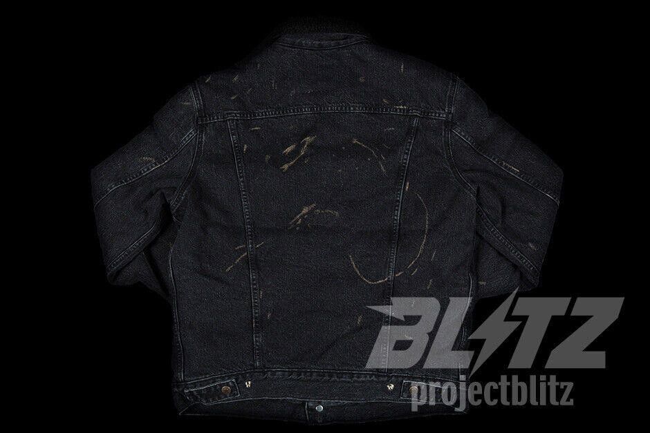 Supreme FW16 SUPREME LEVI'S BLEACHED SHERPA TRUCKER JACKET BLACK Size US M / EU 48-50 / 2 - 3 Thumbnail
