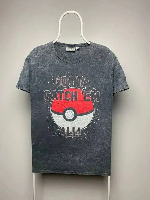 Anime Pokemon T-shirt logo pokebol size L tie dye vintage anima Size US L / EU 52-54 / 3 - 1 Thumbnail