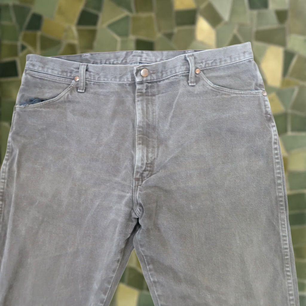 Wrangler VINTAGE Wrangler Jeans Straight Mens 38 Denim Brown 80s Southwestern Cowboy Denim Straight Size US 38 / EU 54 - 1 Thumbnail