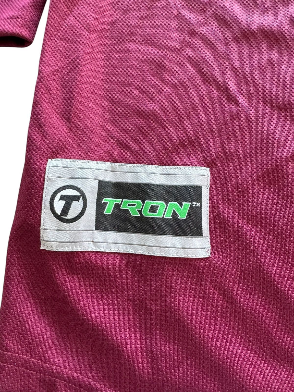 Other × Vintage Vintage Oversized Tron Blank Burgundy Baggy Hockey Jersey Size US L / EU 52-54 / 3 - 5 Thumbnail