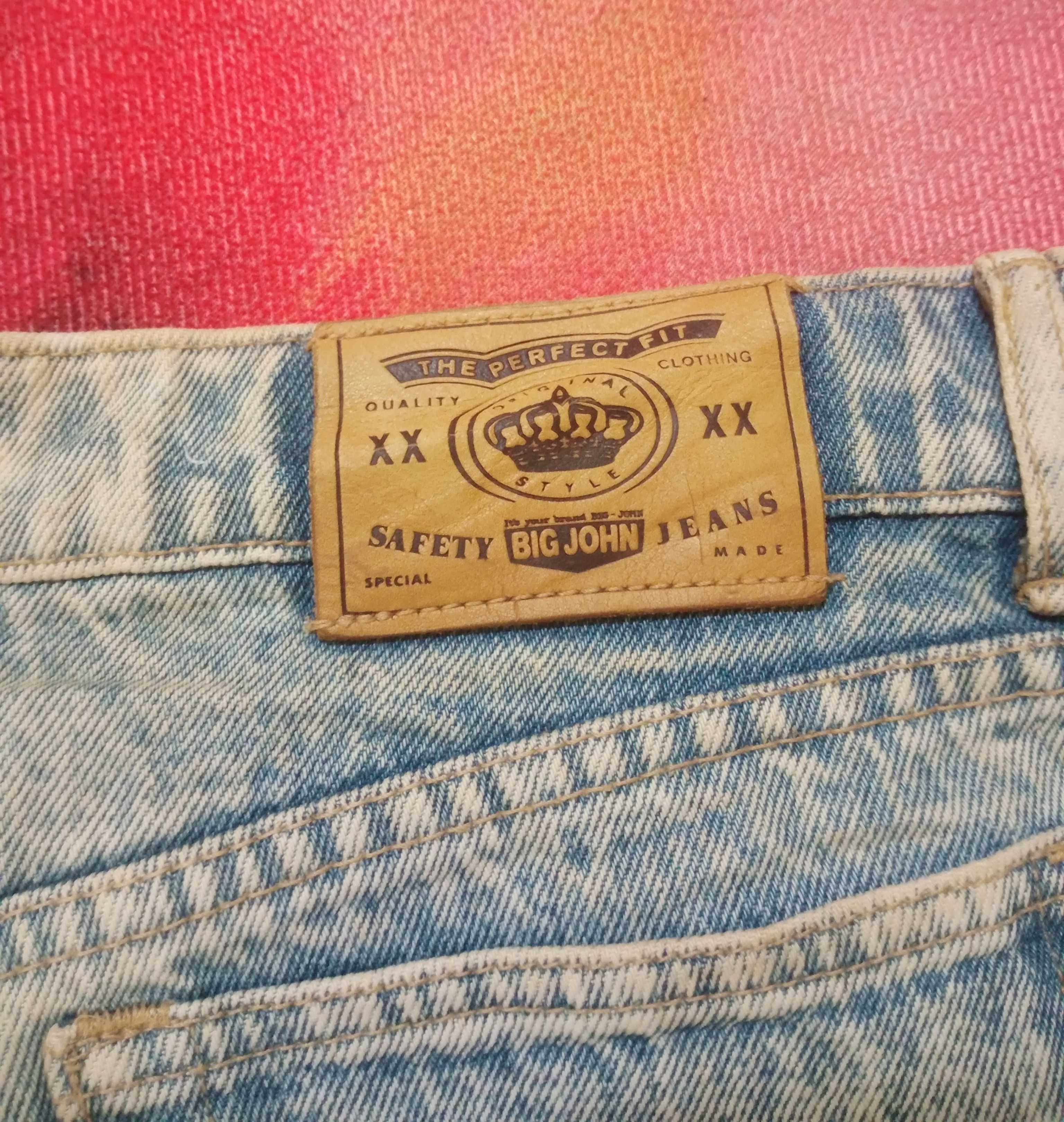 Big John Rare Vintage 90s Big John Loose Washed Denim Size US 30 / EU 46 - 11 Thumbnail