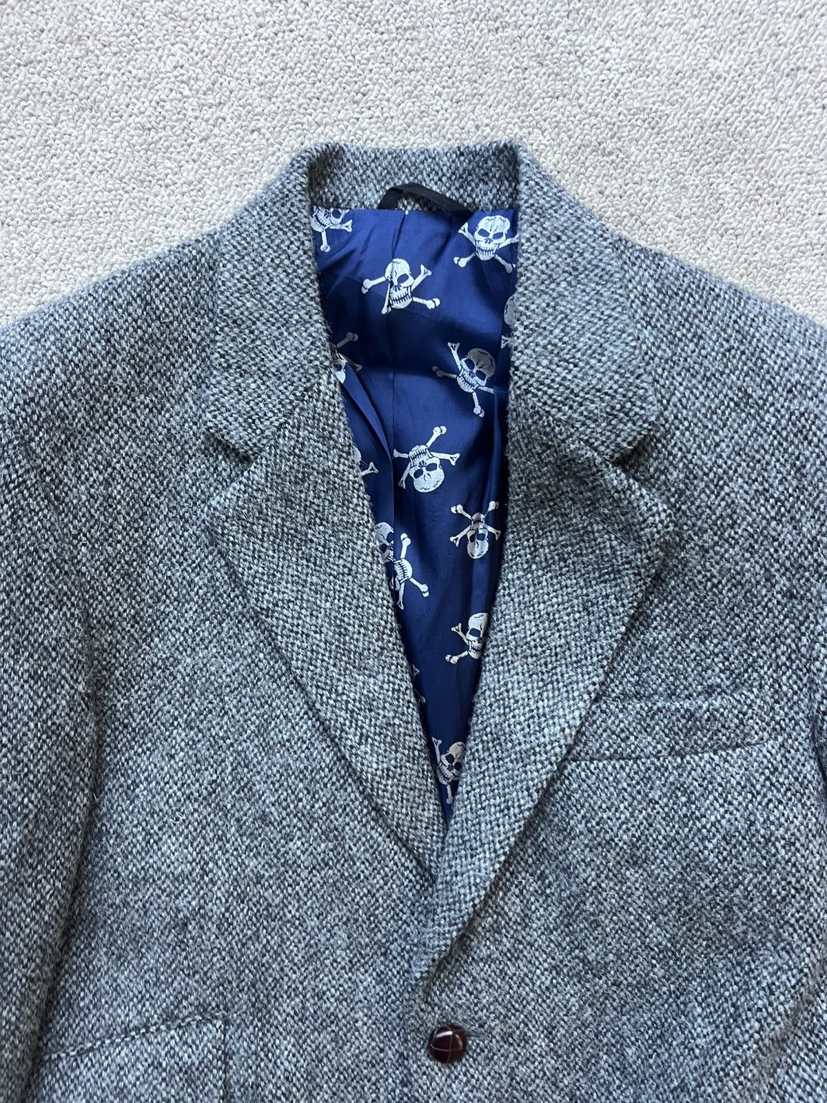 Harris Tweed Harris Tweed Finlay Classic Herringbone Harris Tweed Jacket Size US XXS / EU 40 - 4 Thumbnail