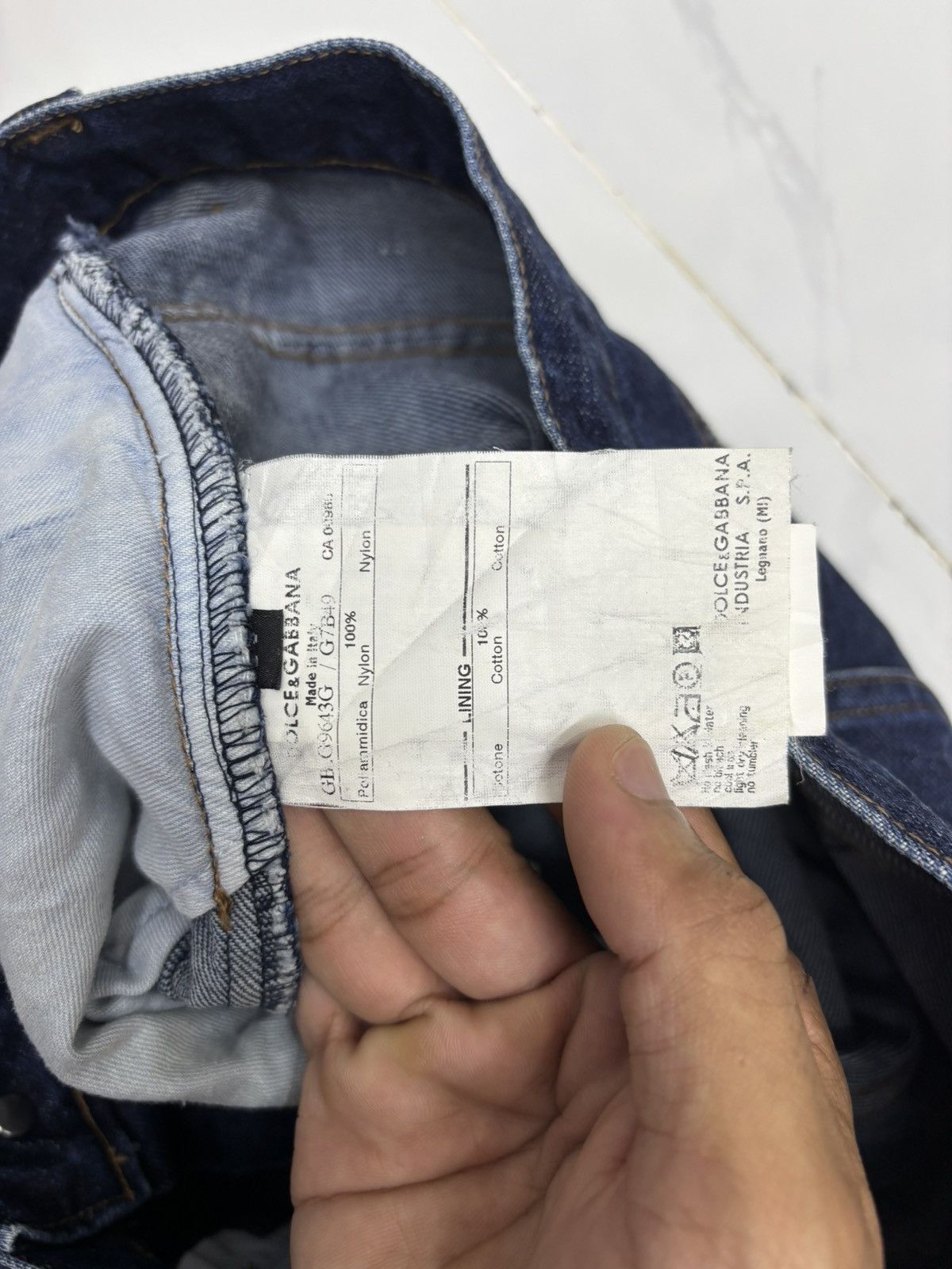 Dolce & Gabbana Dolce & Gabbana Distressed Denim Custom Made Jeans Size US 32 / EU 48 - 10 Thumbnail