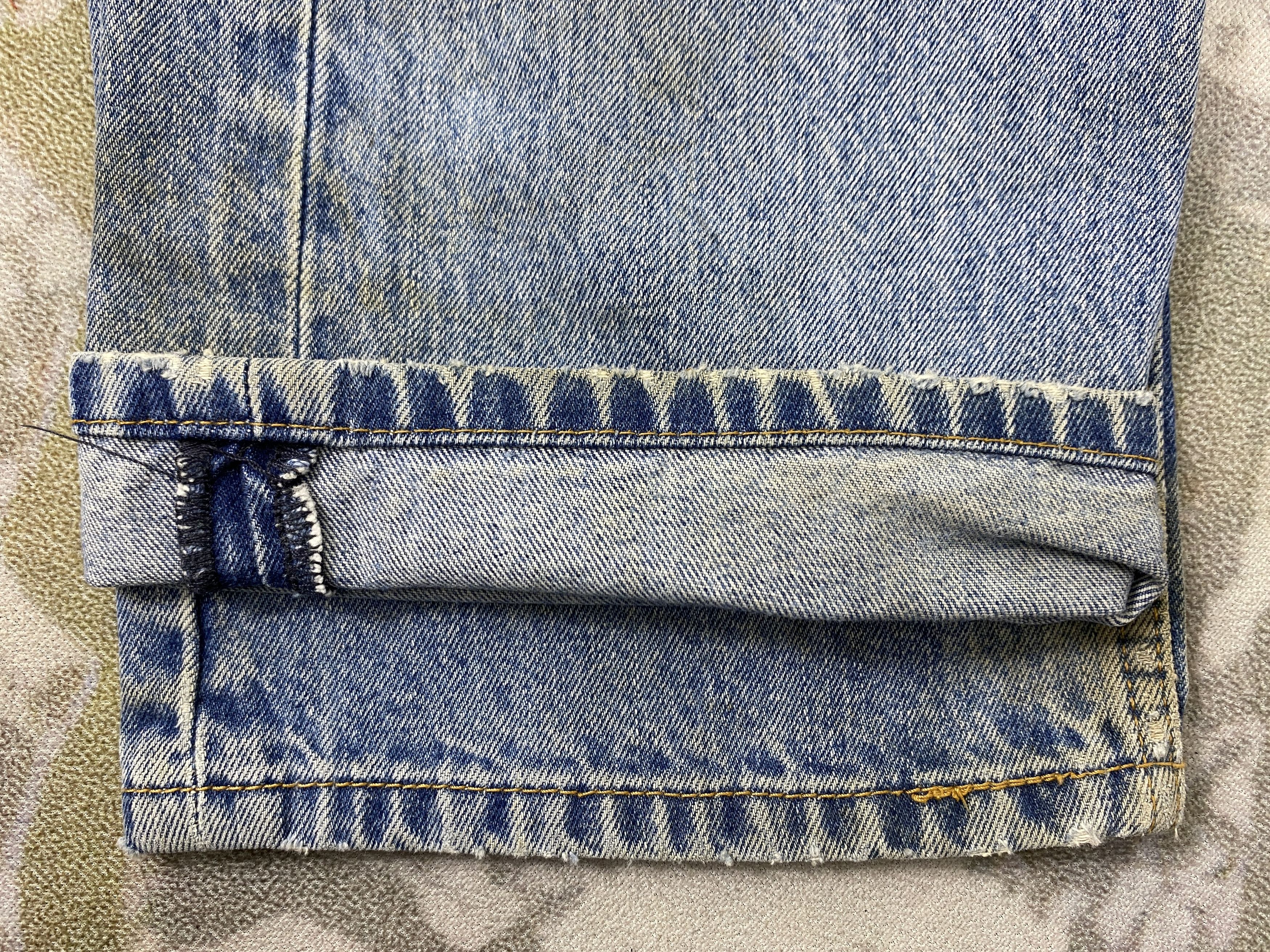 Levi's Mid Blue Wash Vintage Levi's 505 Jeans 40x31 Denim JN1907 Size US 40 / EU 56 - 16 Thumbnail