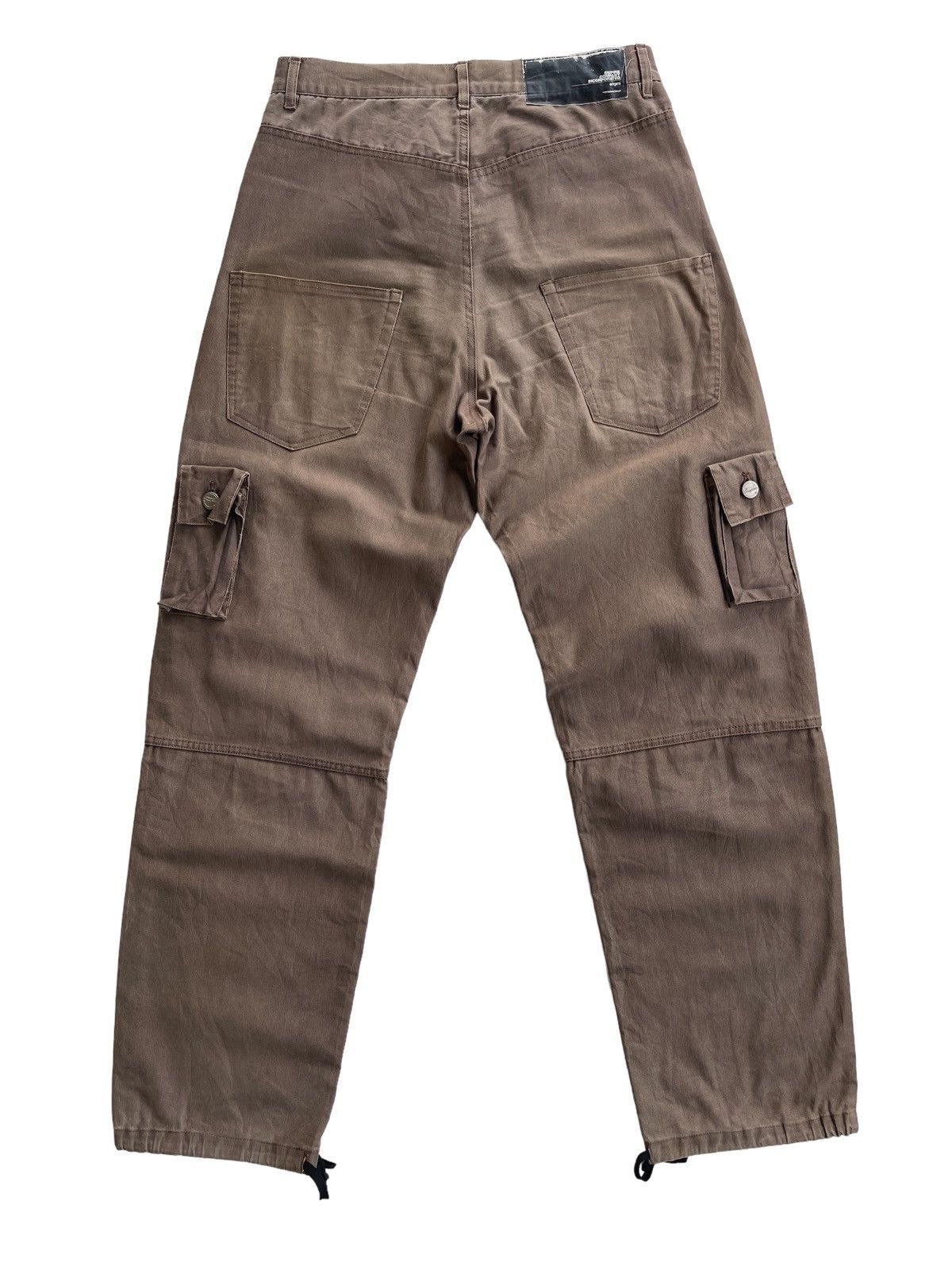 Japanese Brand EMPR Highwaist Cargo Multipocket Parachute Tactical Pants Size US 30 / EU 46 - 3 Thumbnail