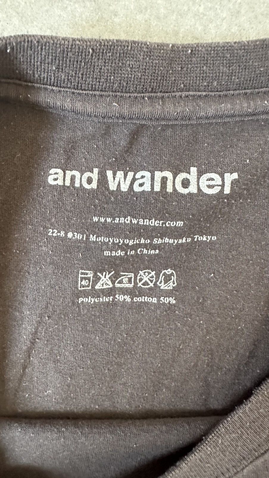 And Wander VINTAGE AND WANDER HIKING TEE Size US M / EU 48-50 / 2 - 5 Thumbnail