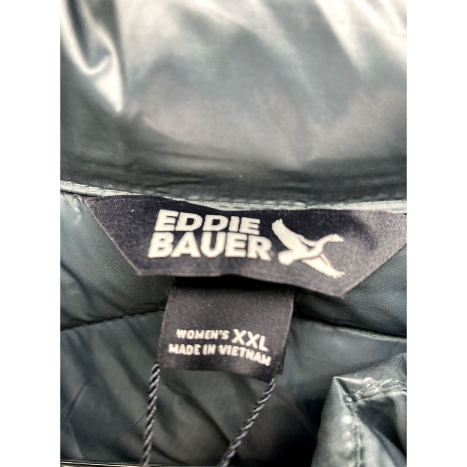 Eddie Bauer Eddie Bauer Down Puffer Jacket Coat Women 2XL Blue Packable Full Zip NWT Size XXL / US 16-18 / IT 52-54 - 7 Thumbnail