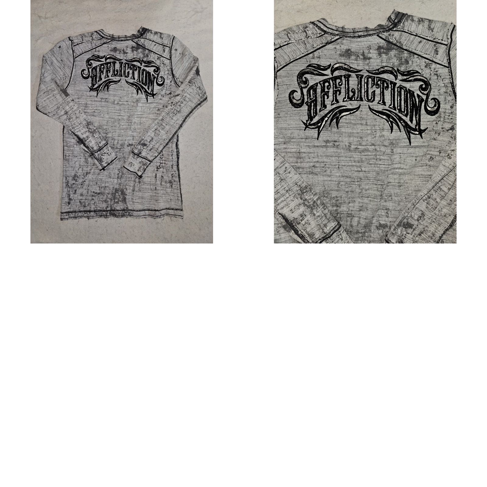 Affliction Affliction American Chopper Reversible Long Sleeve Thermal Shirt Mens Large Size US L / EU 52-54 / 3 - 9 Thumbnail