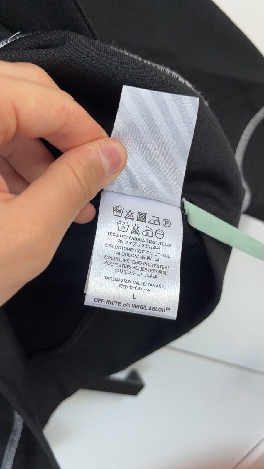 Off-White Off-White "I JUST WAS THINKING" Varsity Logo Hoodie Size US L / EU 52-54 / 3 - 10 Thumbnail