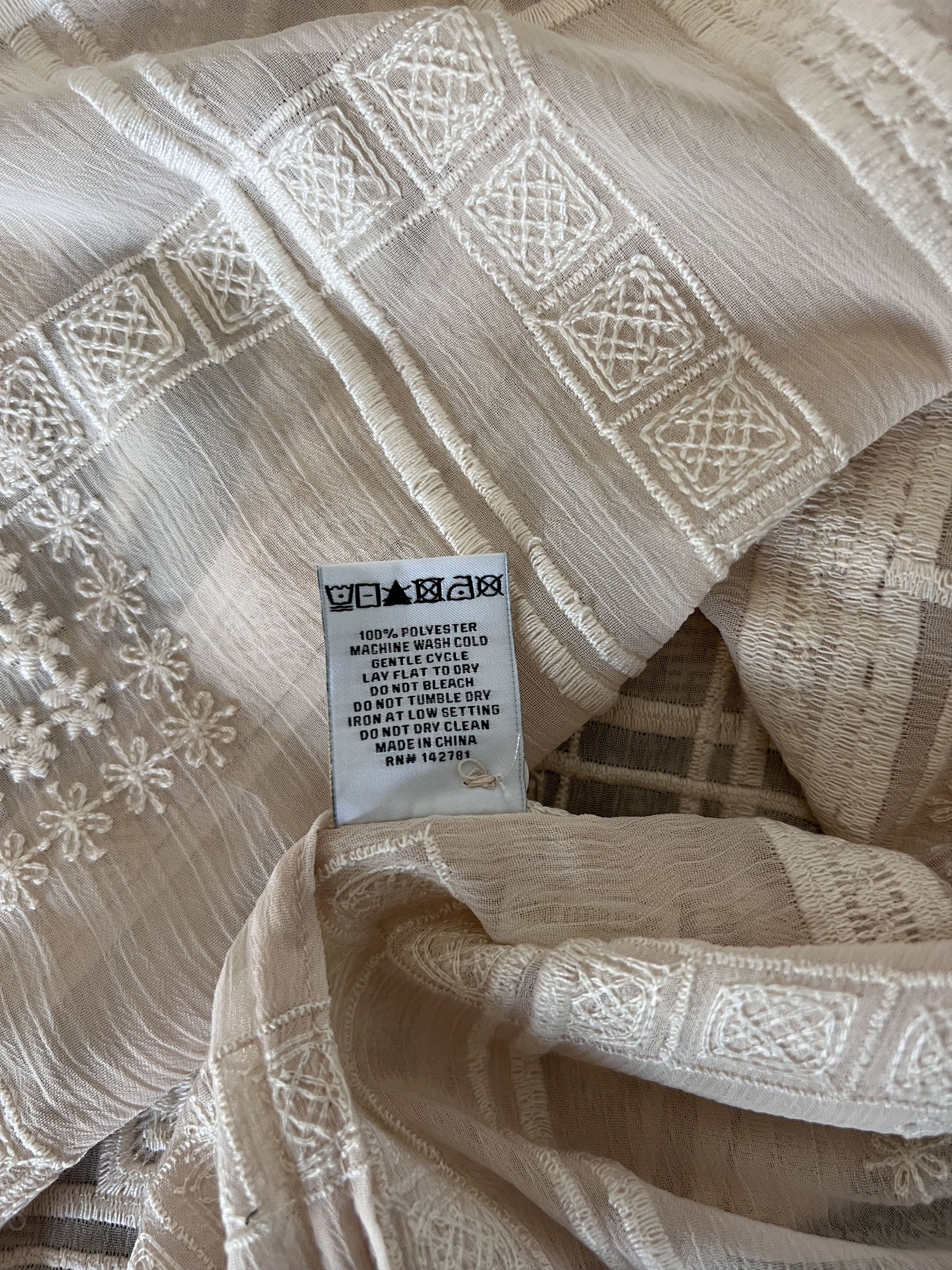 Aime Leon Dore Aime Leon Dore Lace Leisure Shirt in Natural Size US XL / EU 56 / 4 - 8 Thumbnail