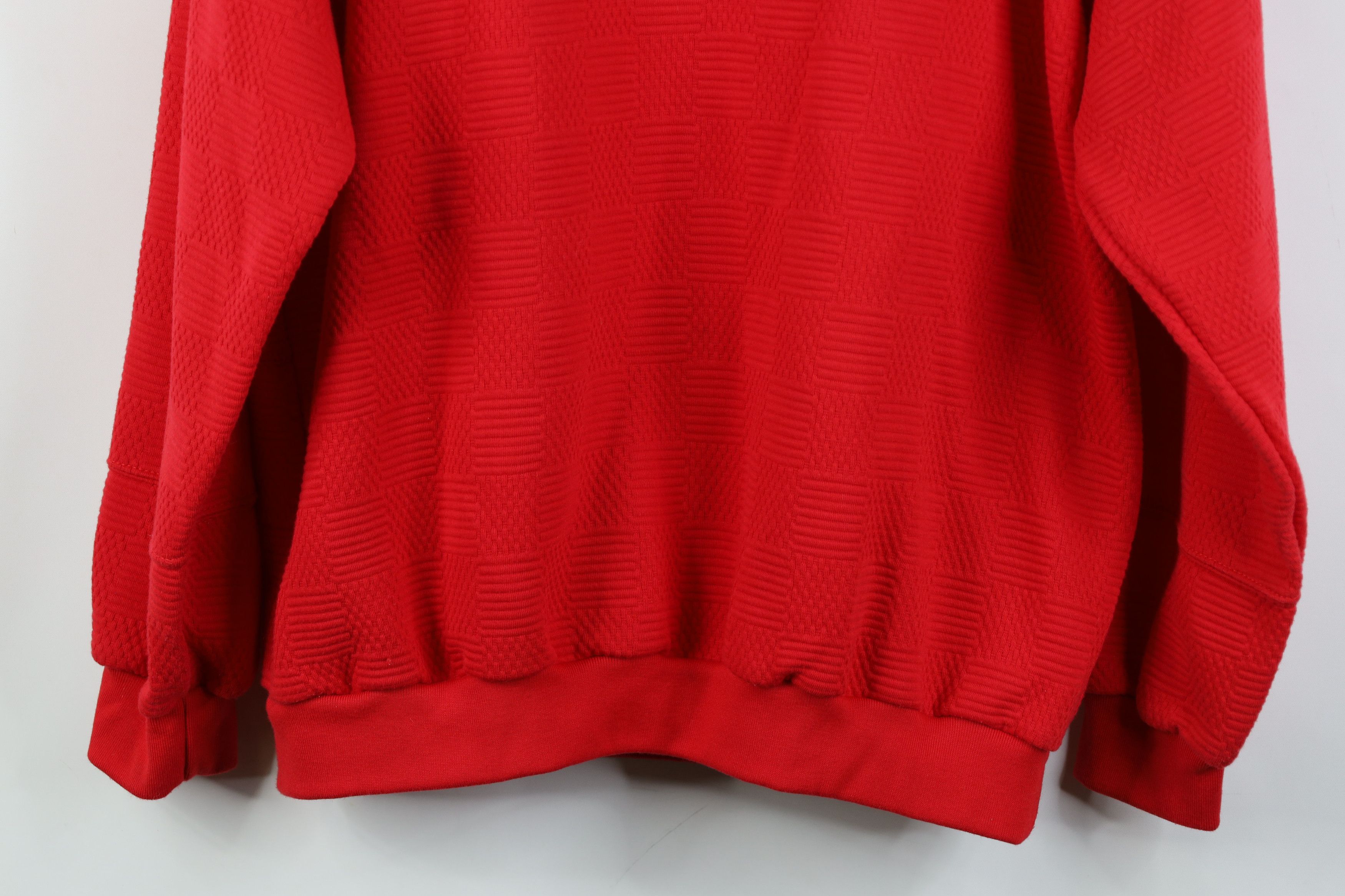 Vintage Vintage 90s Streetwear Farmhouse Patchwork Sweatshirt Size L / US 10 / IT 46 - 12 Thumbnail
