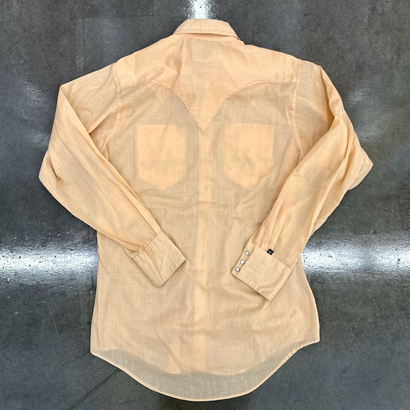 Vintage VINTAGE Rockmount Shirt Pearl Snap Rockabilly Cowboy Western Orange L Mens 70s 60s Rockabilly Look Polycotton Long Sleeve Regular Size US L / EU 52-54 / 3 - 4 Thumbnail