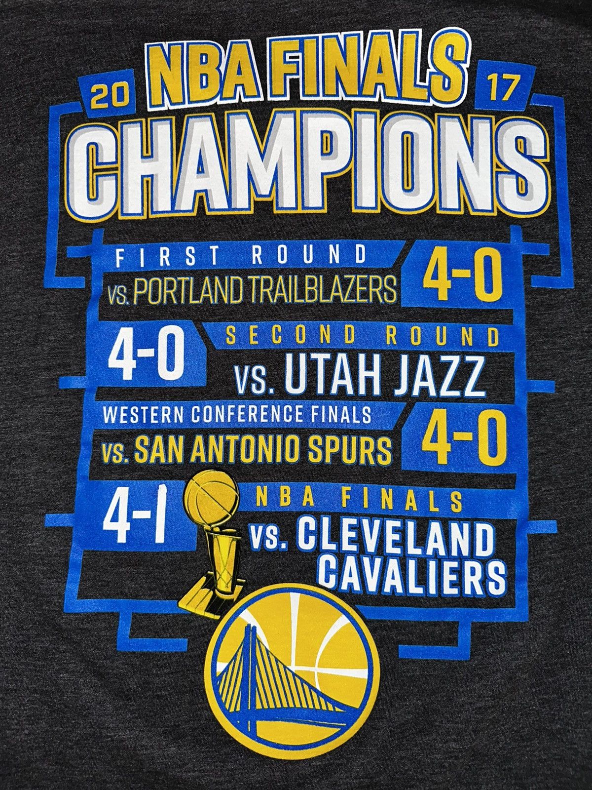 Vintage 2017 Golden State Championship tee Size US L / EU 52-54 / 3 - 4 Thumbnail