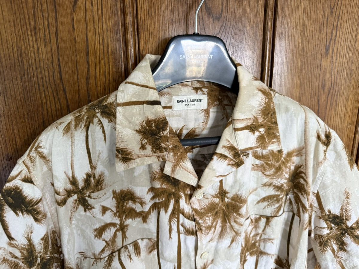 Saint Laurent Paris SS16 Saint Laurent runway Hawaiian palm tree shirt Hedi 42 Size US L / EU 52-54 / 3 - 11 Thumbnail