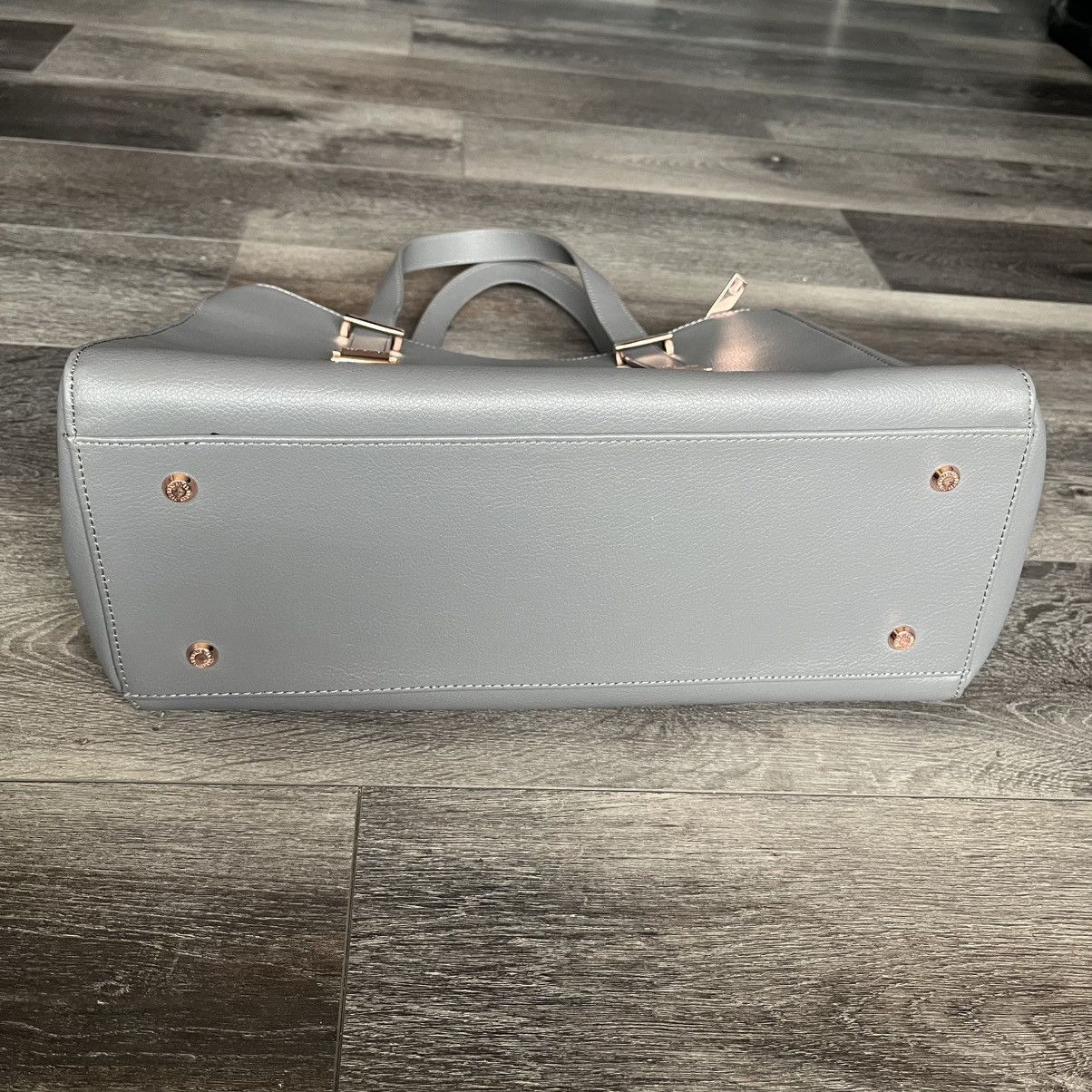 Ted Baker Ted Baker London Grey Leather Shoulder Bag Handheld Size ONE SIZE - 6 Thumbnail