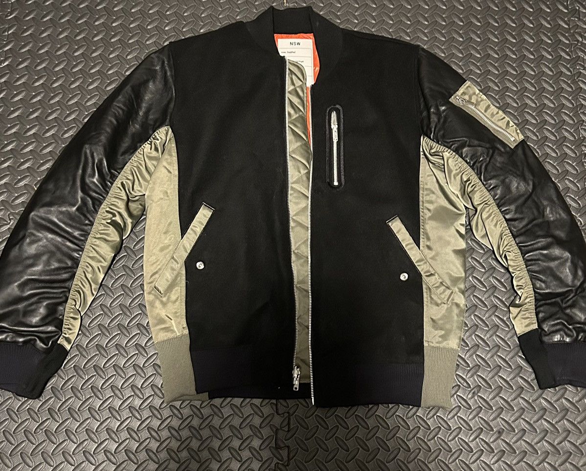 Nike Nike Leather/wool Bomber Destroyer Jacket Redefined 08/08/10 Size US M / EU 48-50 / 2 - 1 Thumbnail