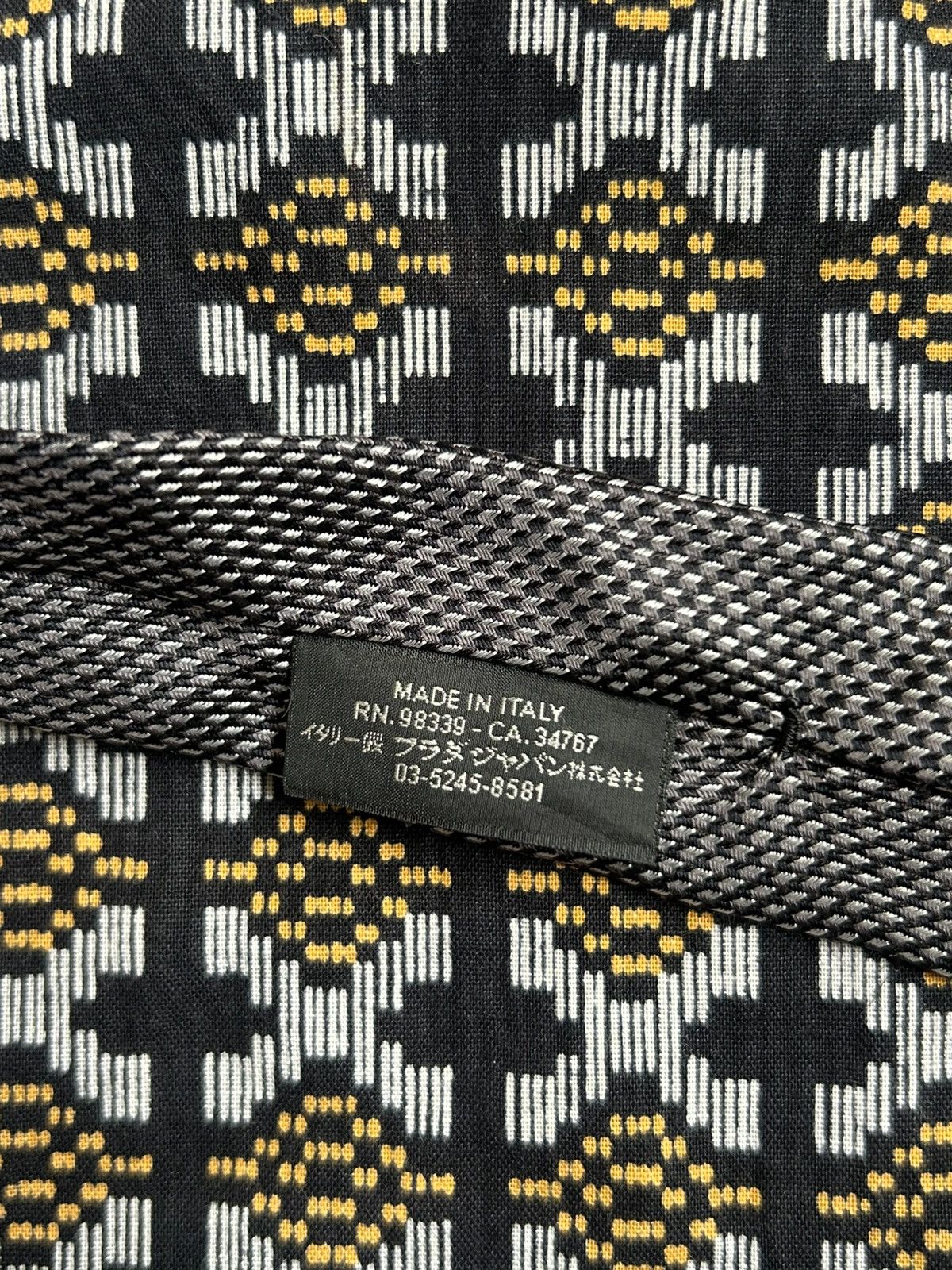 Prada Black Prada Tie Size ONE SIZE - 6 Thumbnail