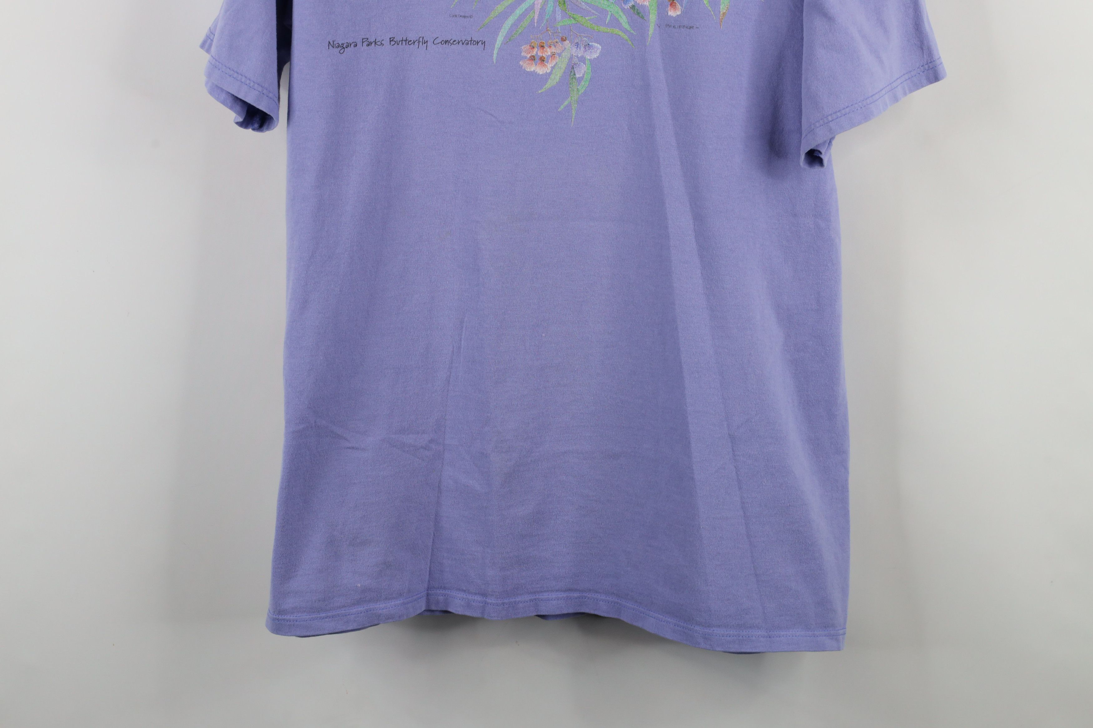 Vintage Vintage 90s Streetwear Parks Butterfly Conservatory T-Shirt Size L / US 10 / IT 46 - 3 Thumbnail