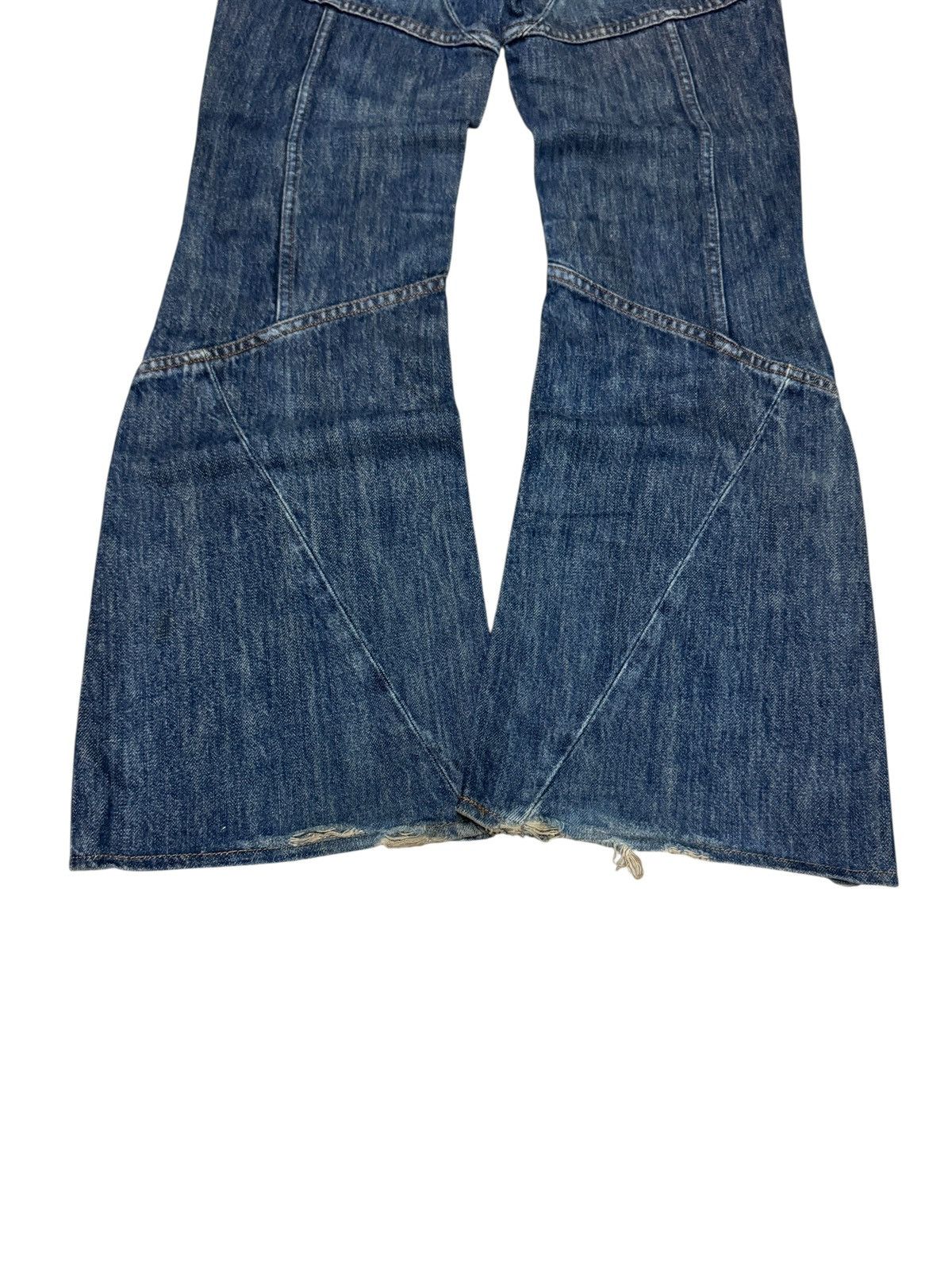 Diesel DIESEL INDUSTRY Flared Reconstructed Low Rise Denim Size US 28 / EU 44 - 16 Thumbnail