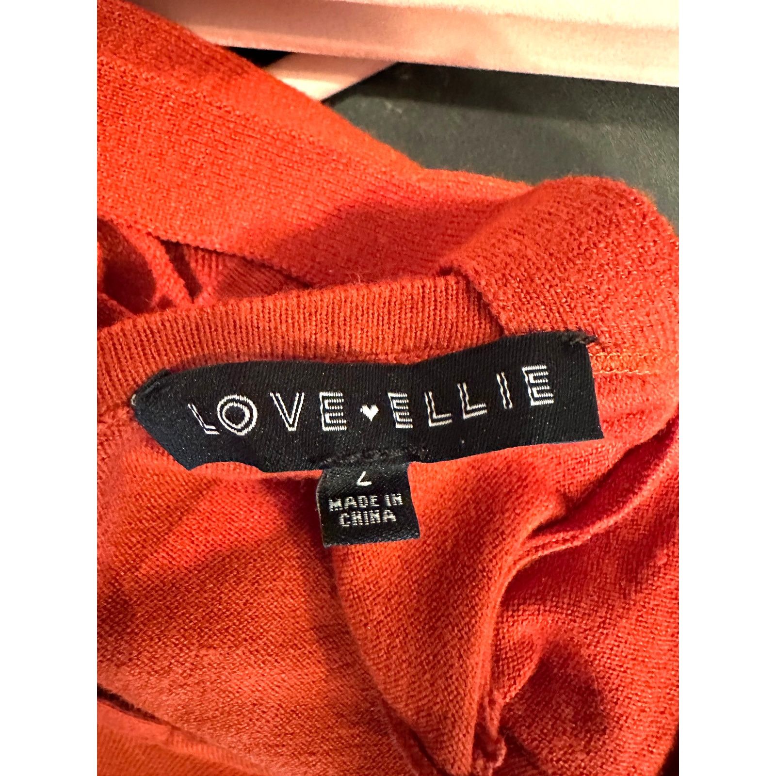 Other Love Ellie Mia Back Detail Sweater - Burnt Orange - size L Size L / US 10 / IT 46 - 11 Thumbnail