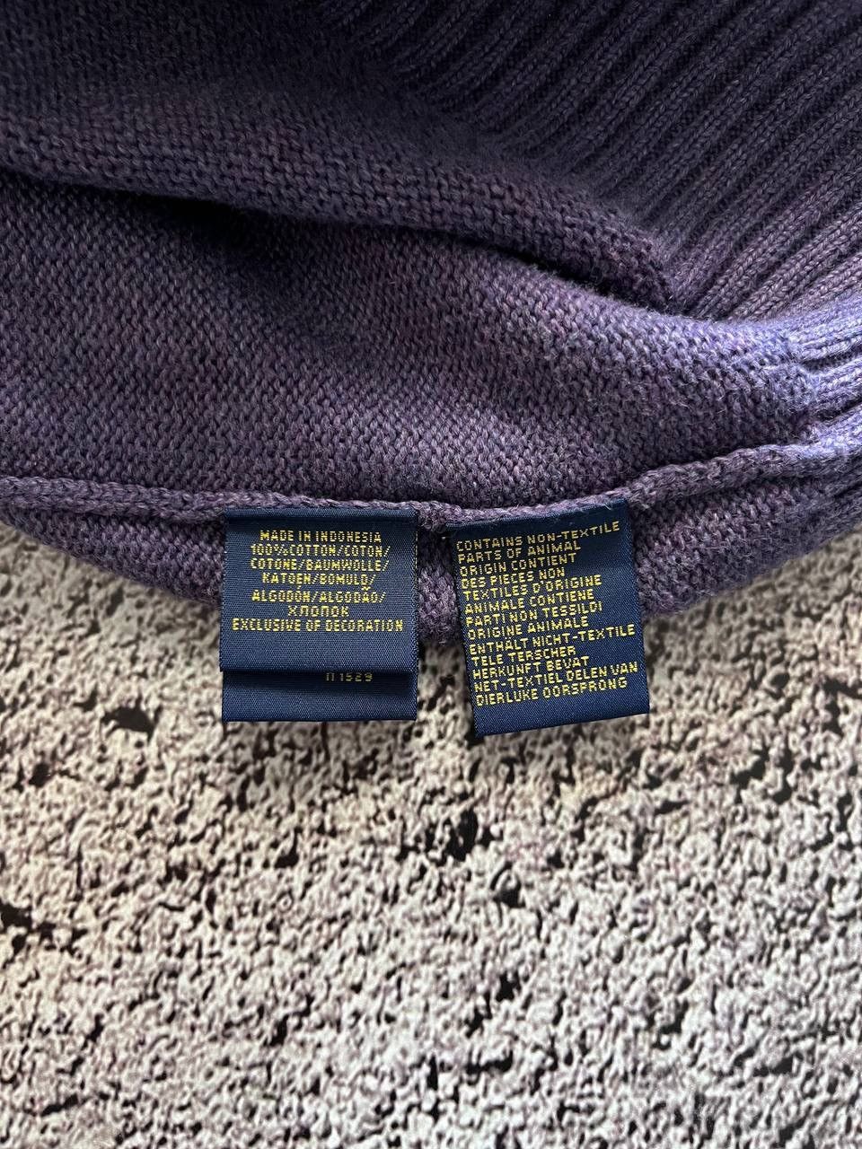 Ralph Lauren × Vintage Ralph Lauren Men's knit Turtleneck Slim Fil Jumper Sweater Size US L / EU 52-54 / 3 - 6 Thumbnail