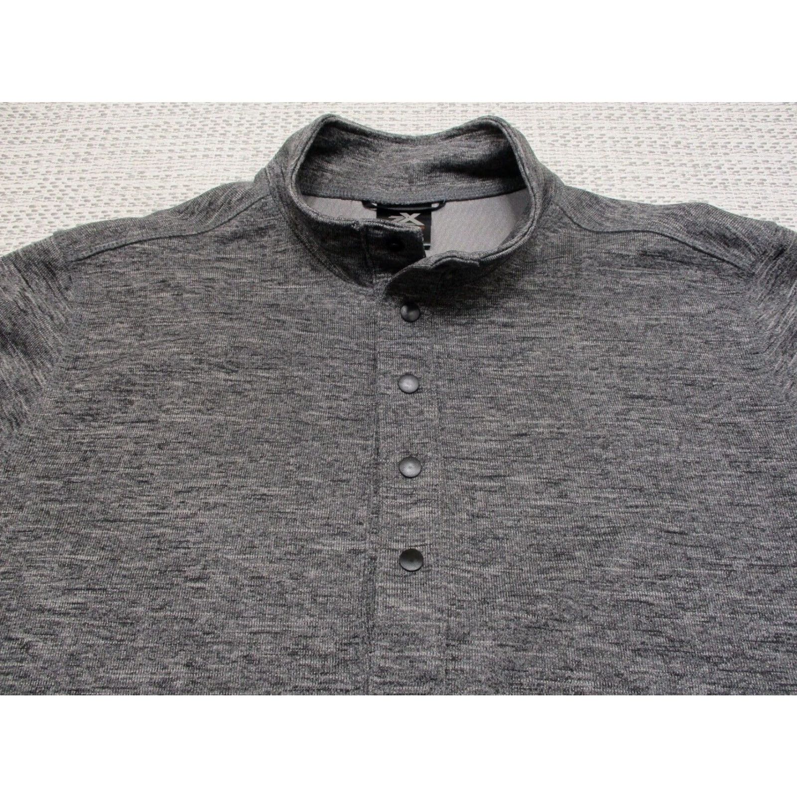 ZeroXposur ZeroXposur Sweater Men L Pullover 1/4 Snap Long Sleeve Gray Knit Voltage? No, Keep: Solid Gray Size US L / EU 52-54 / 3 - 3 Thumbnail
