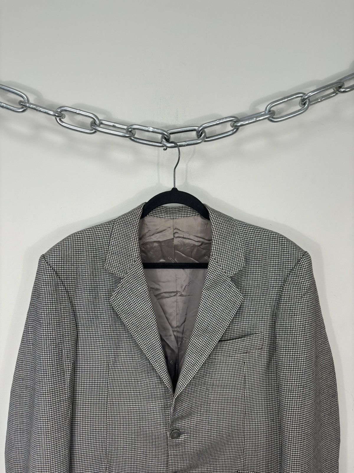 Emanuel Ungaro Vintage Ungaro Paris Ermenegildo Zegna Tessuto Blazer Jacket Size 42R - 4 Thumbnail