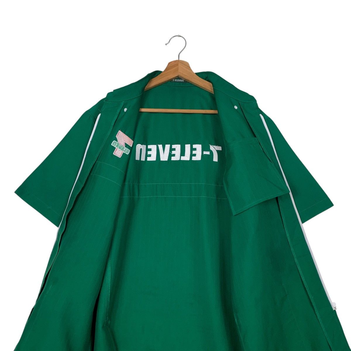 Vintage 7-ELEVEN Big Logo Green Worker Uniform Jacket #2365-C106 Size US L / EU 52-54 / 3 - 12 Thumbnail