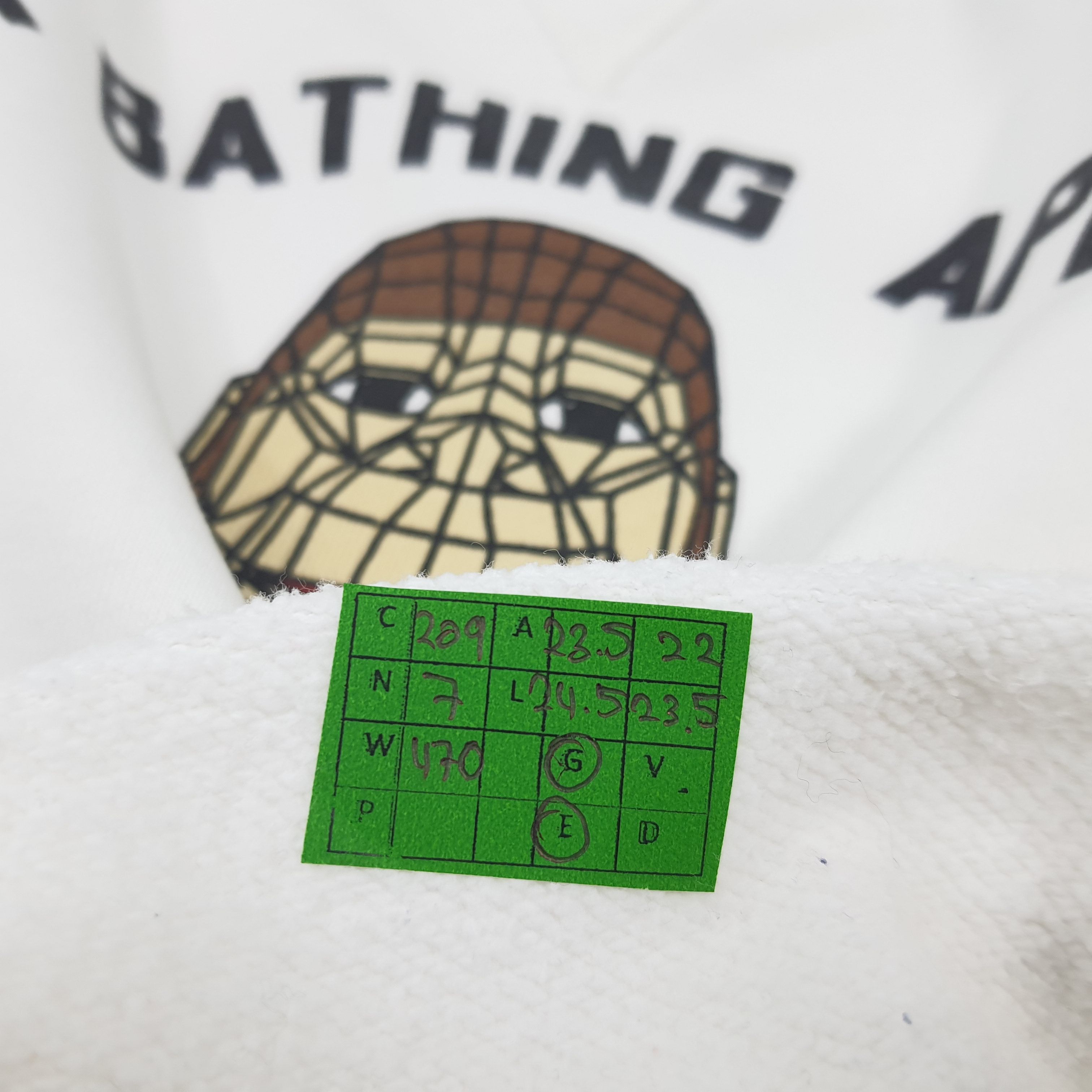 Bape × Vintage Vintage A Bathing Ape APE Japan Streetwear Boxy Sweatshirts Size US L / EU 52-54 / 3 - 8 Thumbnail