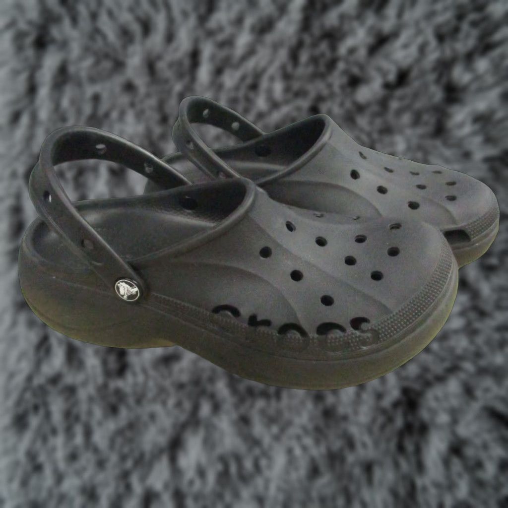 Crocs Crocs Platform Women 10 Black Clogs Baya 208186-001 Size US 10 / IT 40 - 1 Thumbnail