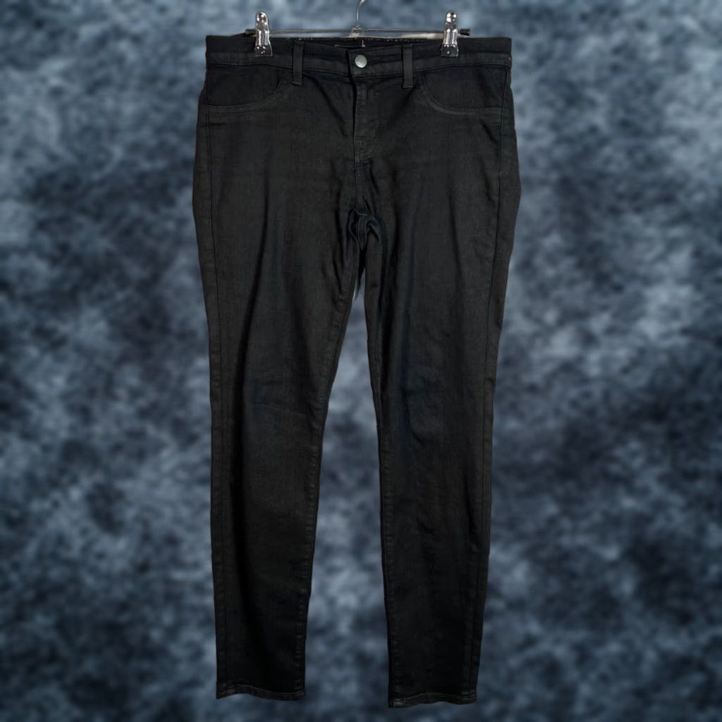 J Brand J Brand Womens Jeans Size 29 Black Stretch Denim Skinny 5-Pocket Slim Mid Rise Adult Womens Size 29" - 1 Thumbnail