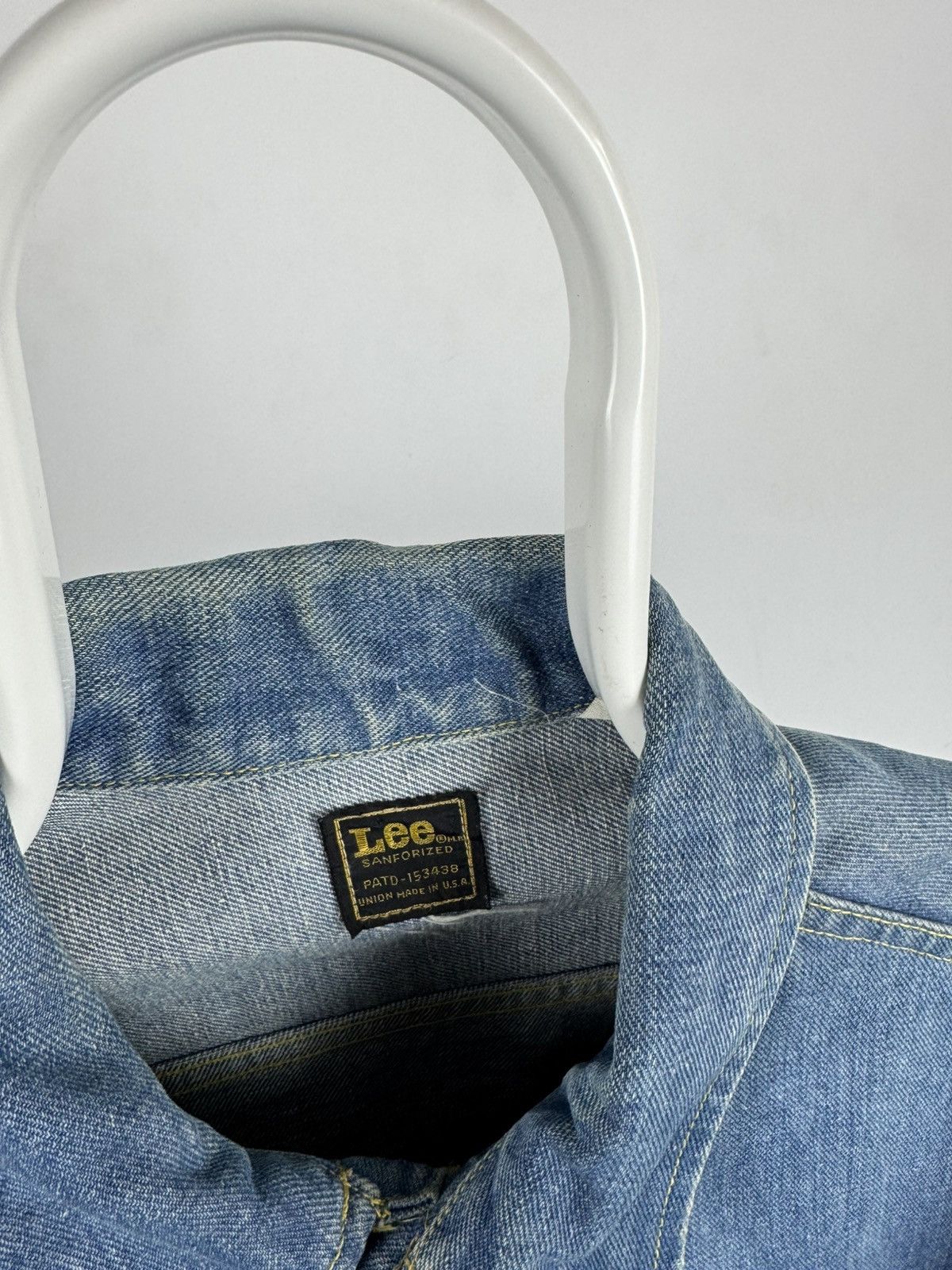 Lee Vintage Lee Made in USA Sanforized Denim Trucker Jacket Size US L / EU 52-54 / 3 - 3 Thumbnail