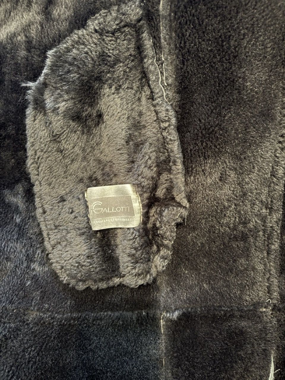 Gallotti Gallotti Shearling Mens Fur Coat Black 2XL Size US XXL / EU 58 / 5 - 5 Thumbnail