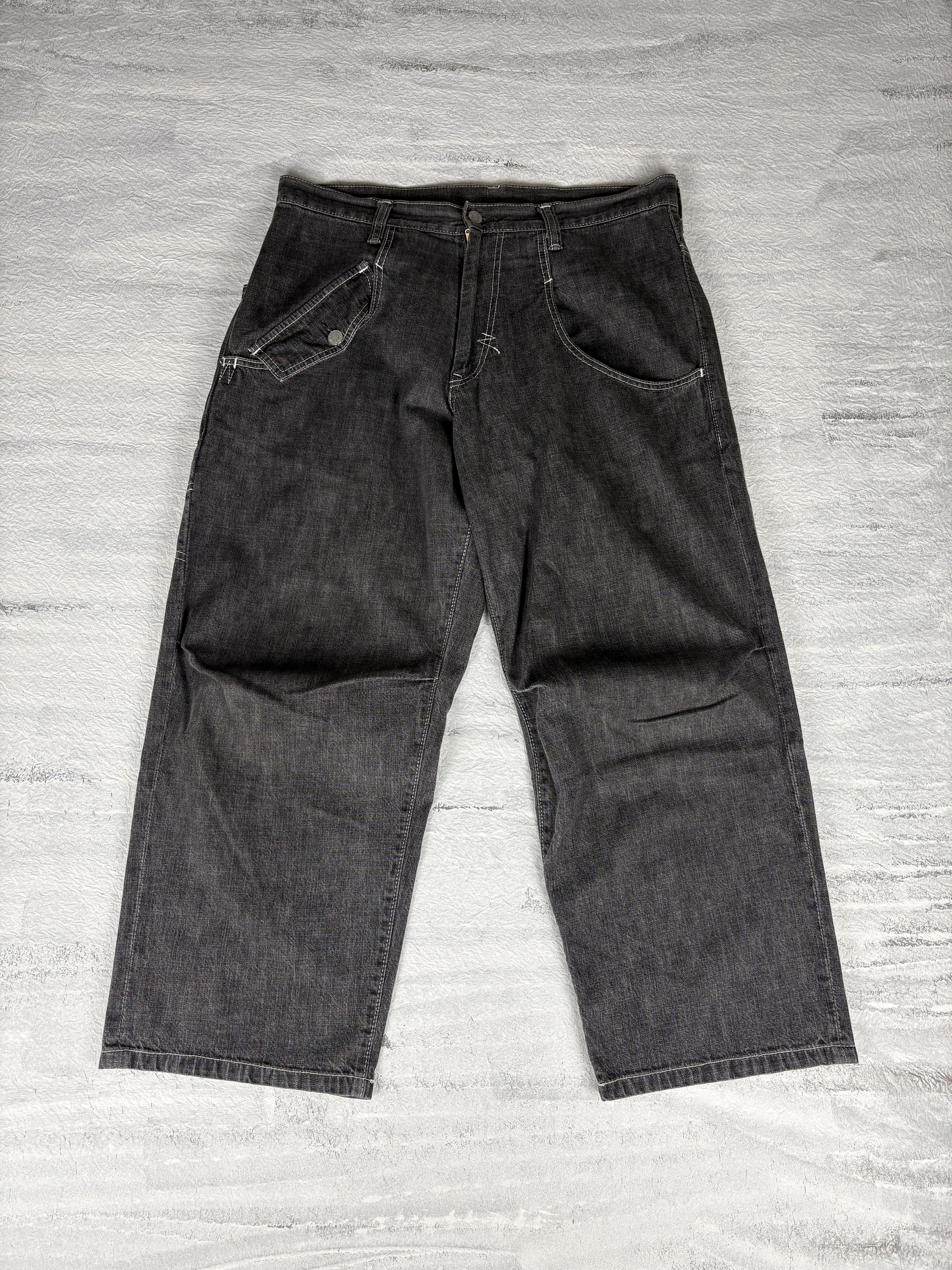 Yohji Yamamoto Yohji Yamamoto 00s Y's Denim Jeans Grey Size US 32 / EU 48 - 1 Thumbnail