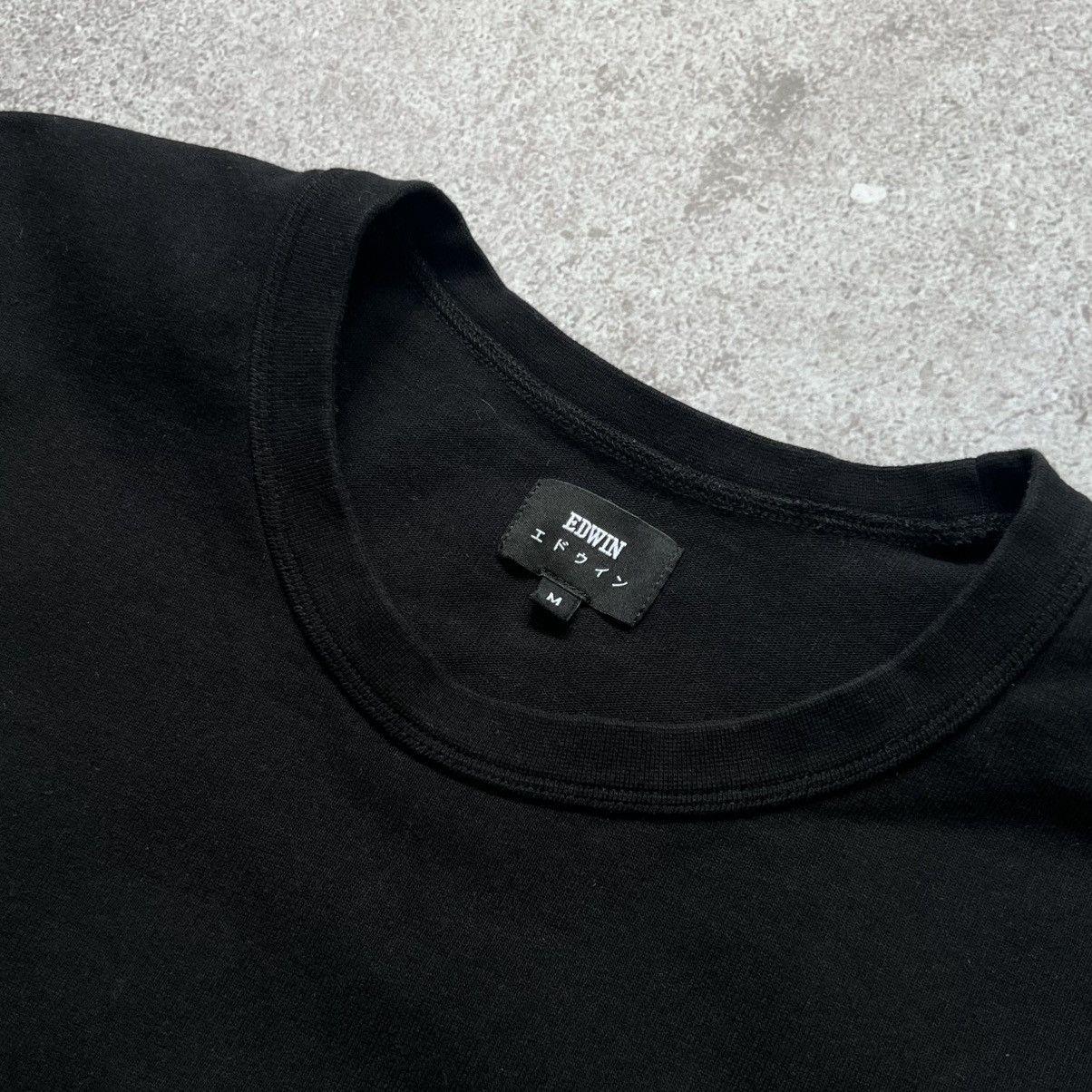 Edwin EDWIN Fuji San II Heavyweight Cotton T-Shirt Black Boxy Size US M / EU 48-50 / 2 - 3 Thumbnail