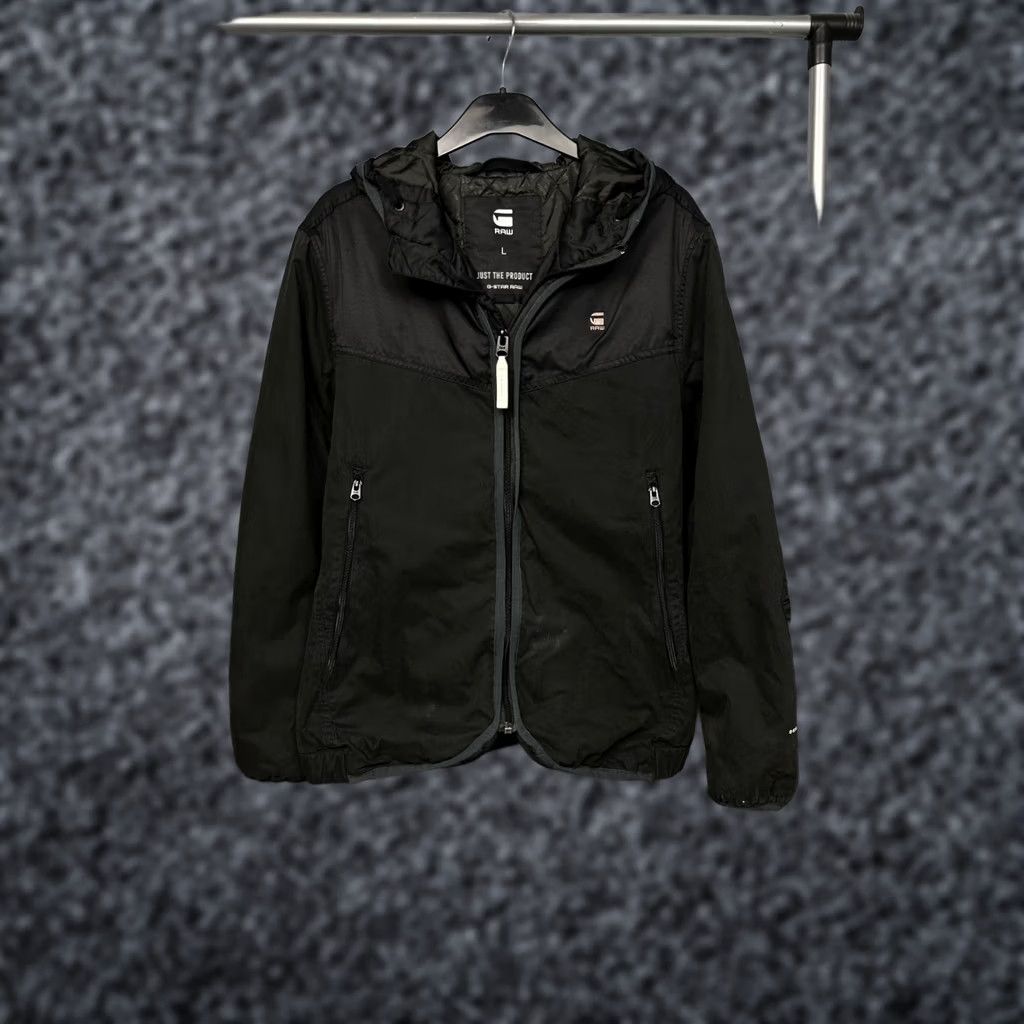 G-Star G Star Raw Mens Setscale HDD Overshirt Jacket L Black Jacket Mens Size US L / EU 52-54 / 3 - 1 Thumbnail