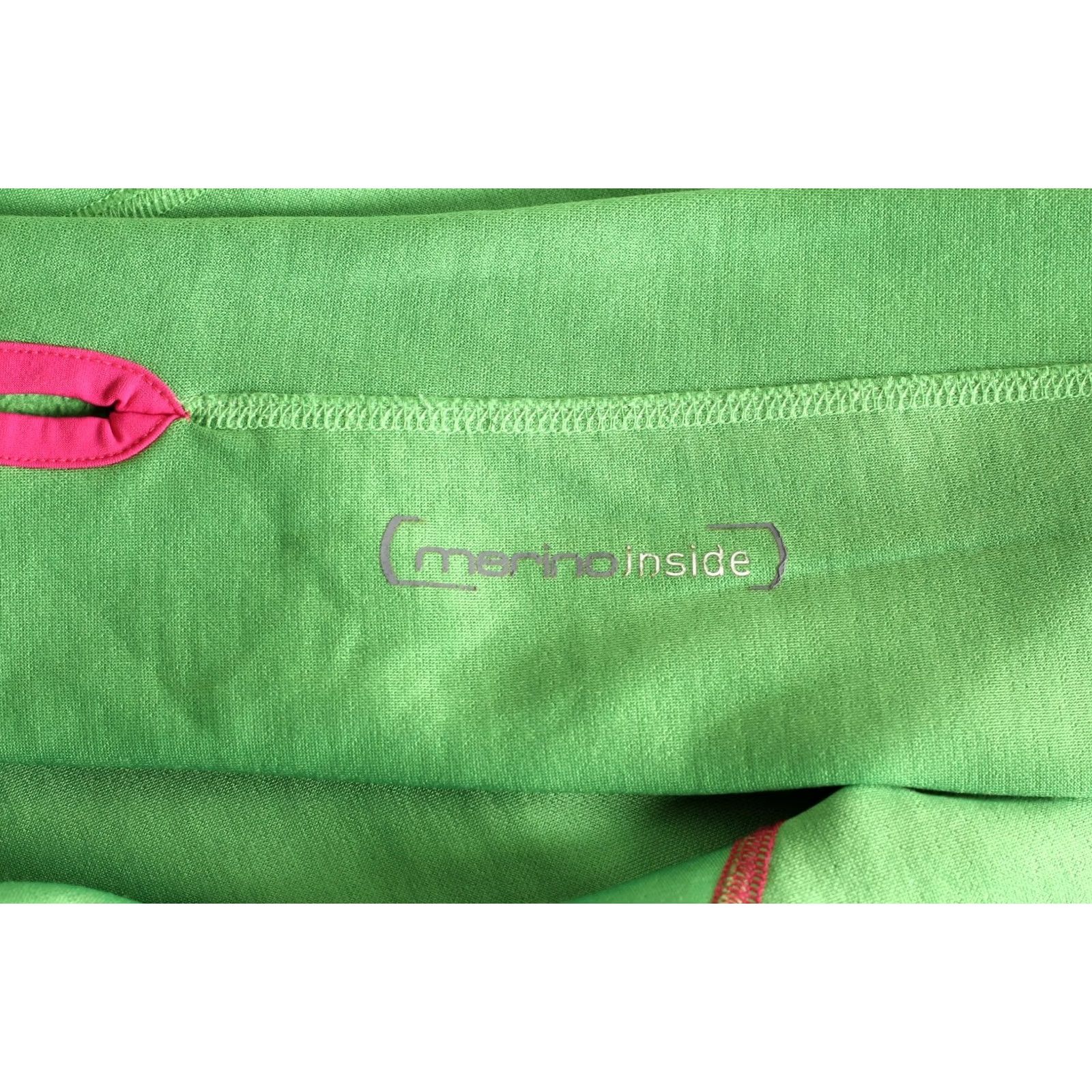 ORTOVOX Ortovox Shirt Womens XS Green Merino Inside Half Zip Hoodie Sweatshirt Women Size VR3187 Size XS / US 0-2 / IT 36-38 - 5 Thumbnail