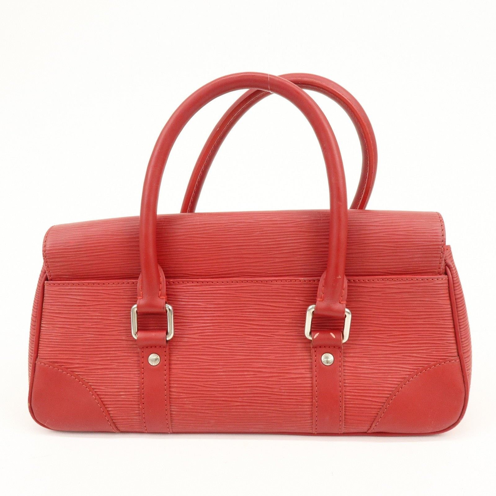 Louis Vuitton Louis Vuitton Epi Segur PM Satchel Red Size ONE SIZE - 2 Thumbnail