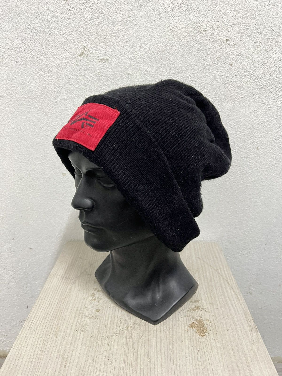 Alpha Industries Alpha industri Big Logo Beanie Hat Size ONE SIZE - 3 Thumbnail