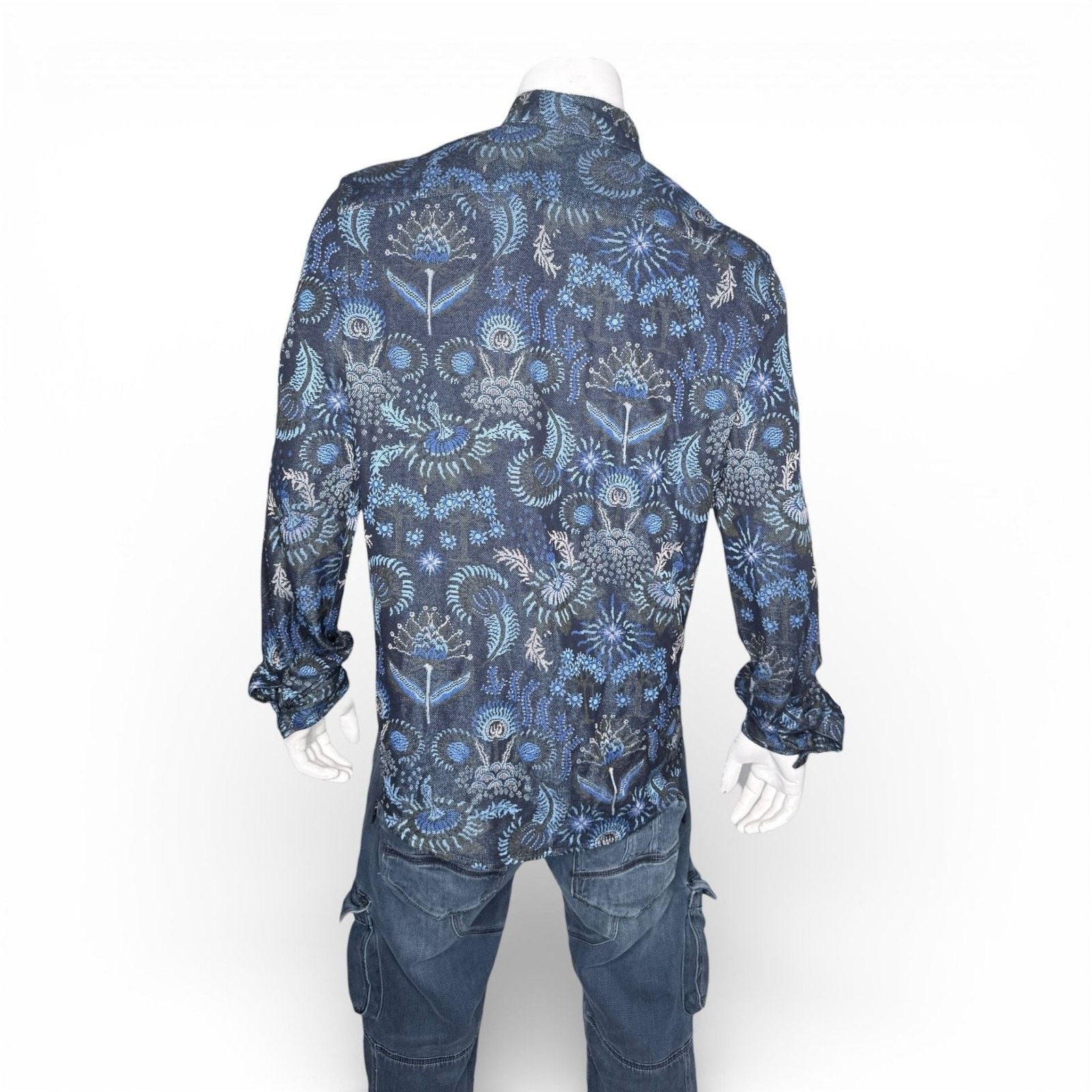 Scotch & Soda Scotch & Soda Amsterdam Jacquard Reg Fit Long Sleeve Shirt Size US XL / EU 56 / 4 - 2 Thumbnail