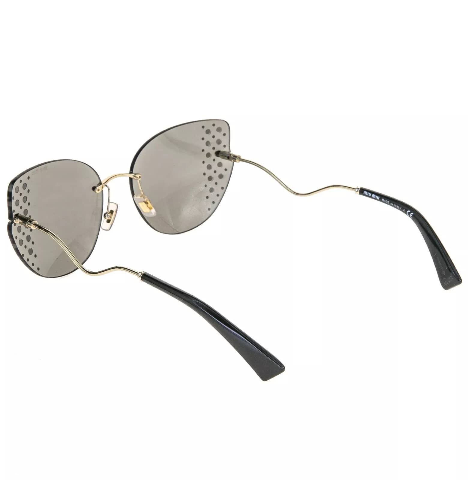 Miu Miu MIU MIU SCENIQUE MU51XS Silver Rimless Mirror Sunglasses 51X Size ONE SIZE - 6 Thumbnail