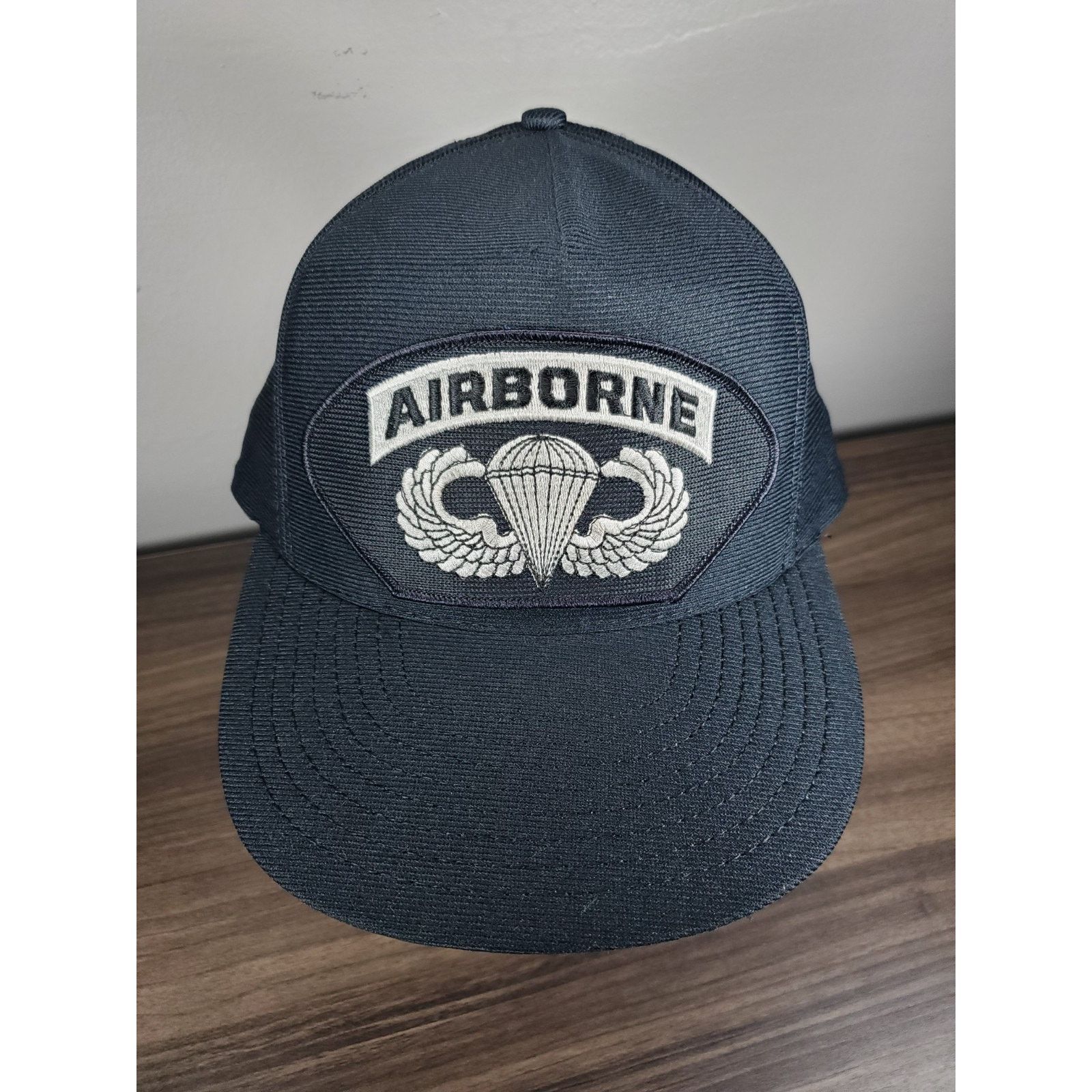 Vintage U.S. Airborne Hat SnapBack Cap Band of Brothers Wings Army Size ONE SIZE - 3 Thumbnail