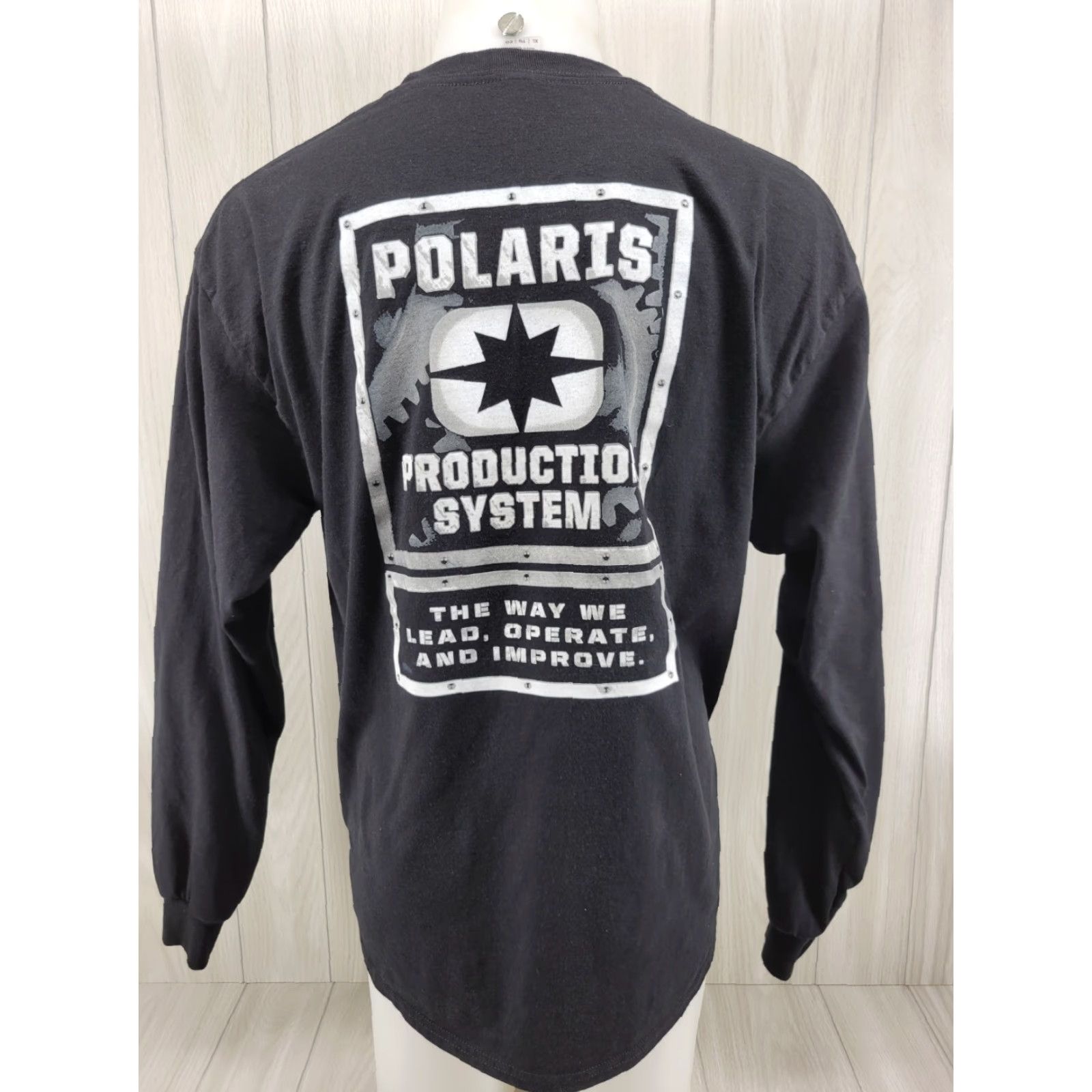 Gildan Gildan Polaris Production Systems Graphic Black Long Sleeve XL Mens T-Shirt Size US XL / EU 56 / 4 - 2 Thumbnail