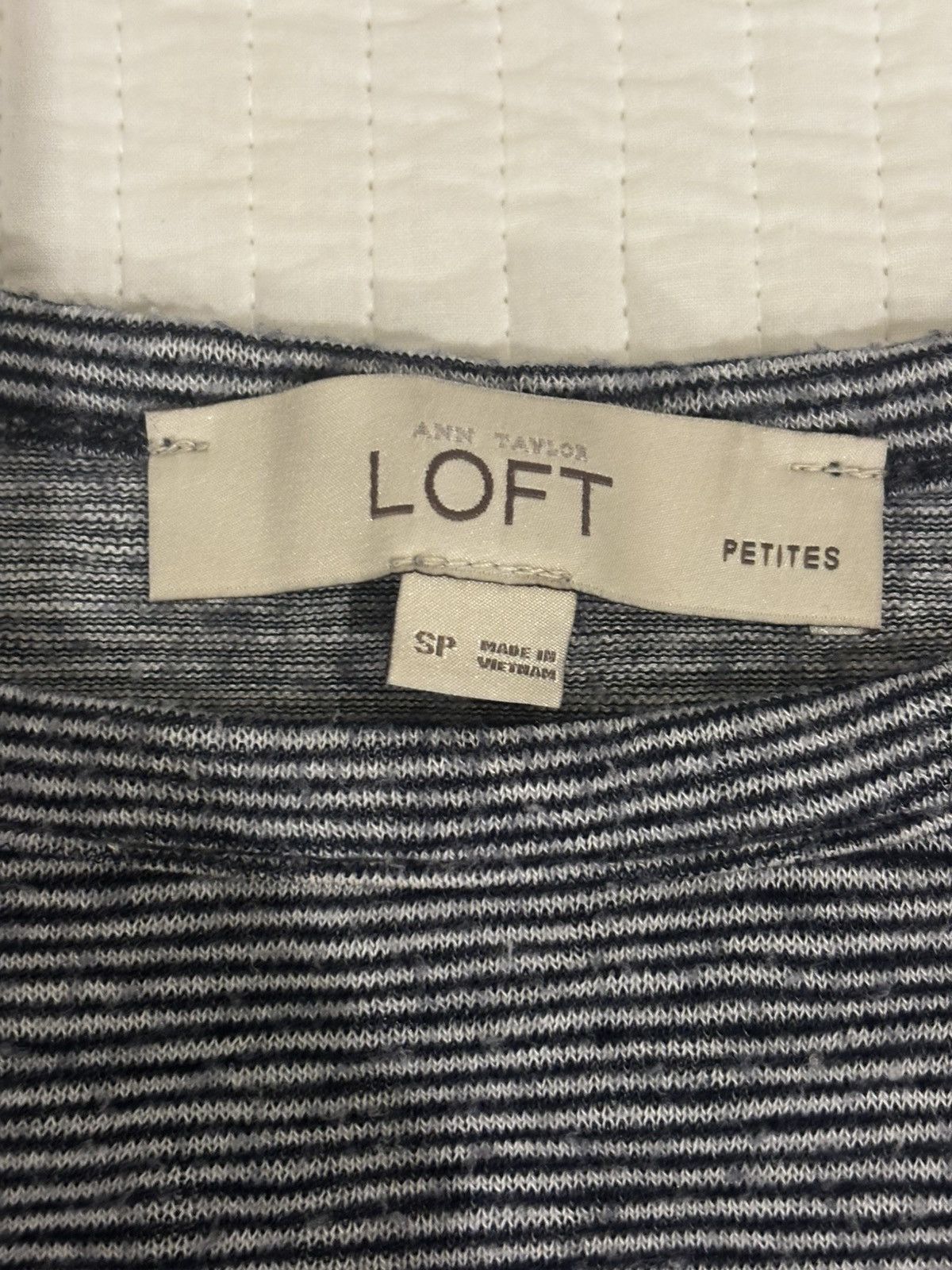Loft Black & white 3/4 sleeves Top.wt693 Size S / US 4 / IT 40 - 3 Thumbnail
