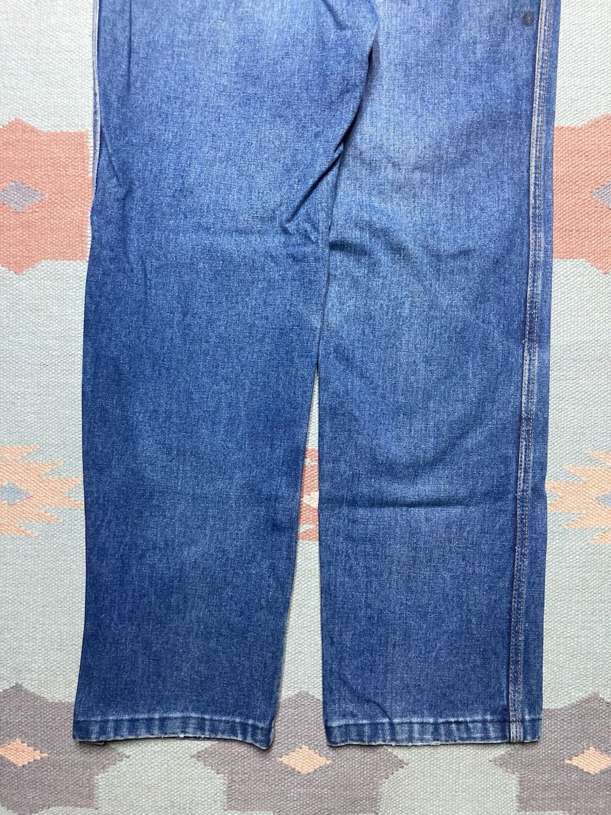 Vintage × Wrangler 70s wrangler jeans faded denim made in USA women’s 14 31x30 Size 31" - 8 Thumbnail