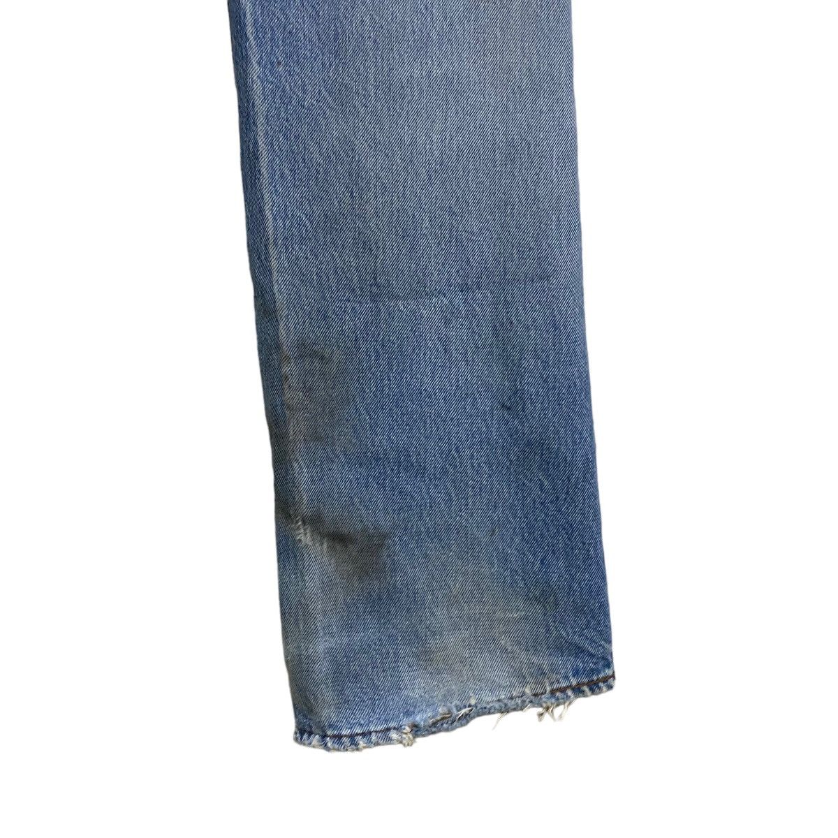 Levi's Vintage 80s Levis 501 Redline Thrashed Selvedge Jeans Size US 31 - 16 Thumbnail