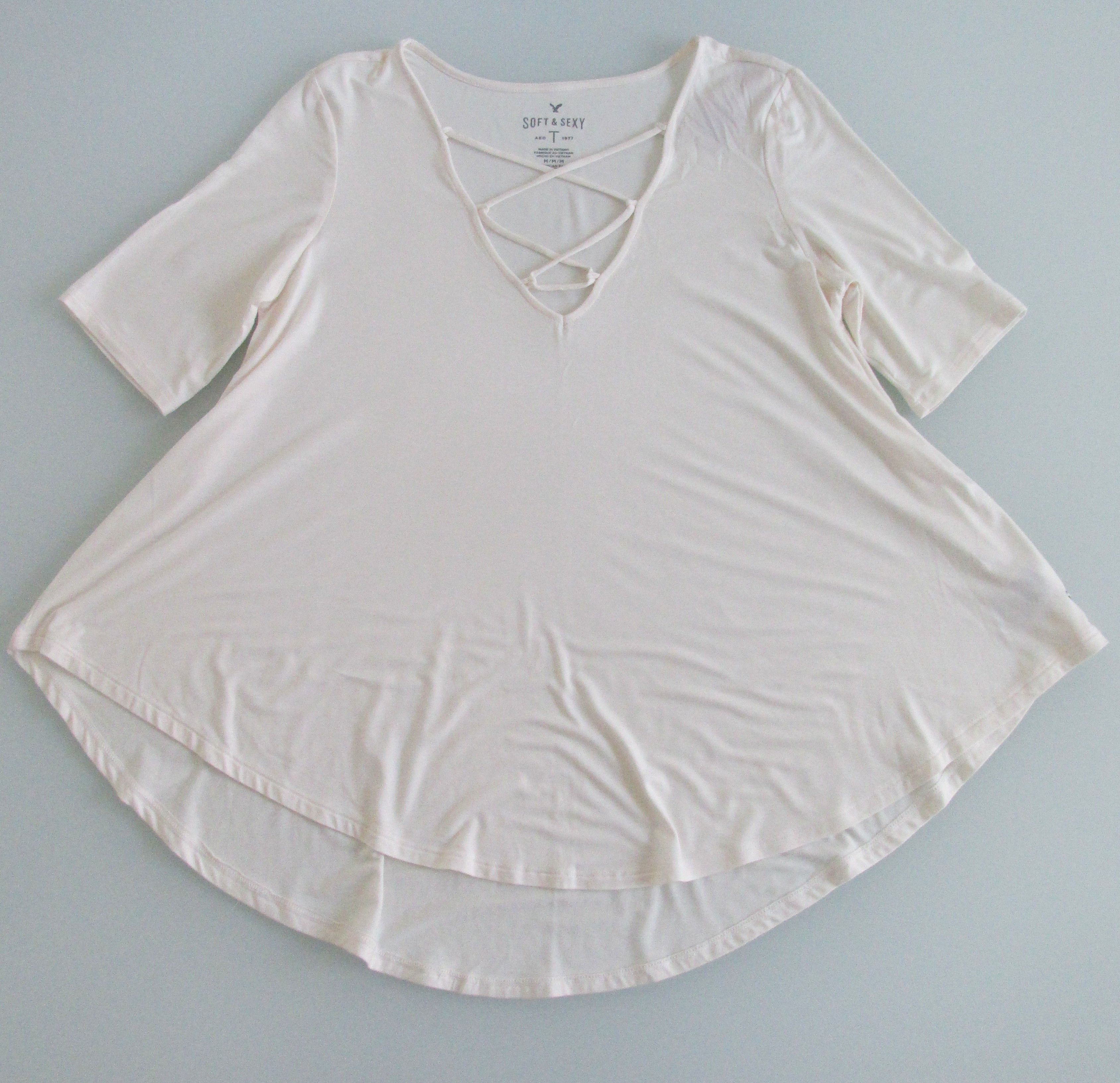 American Eagle Outfitters American Eagle (NWT) Women's S/Sleeve Knit Top Size Med Size M / US 6-8 / IT 42-44 - 1 Thumbnail