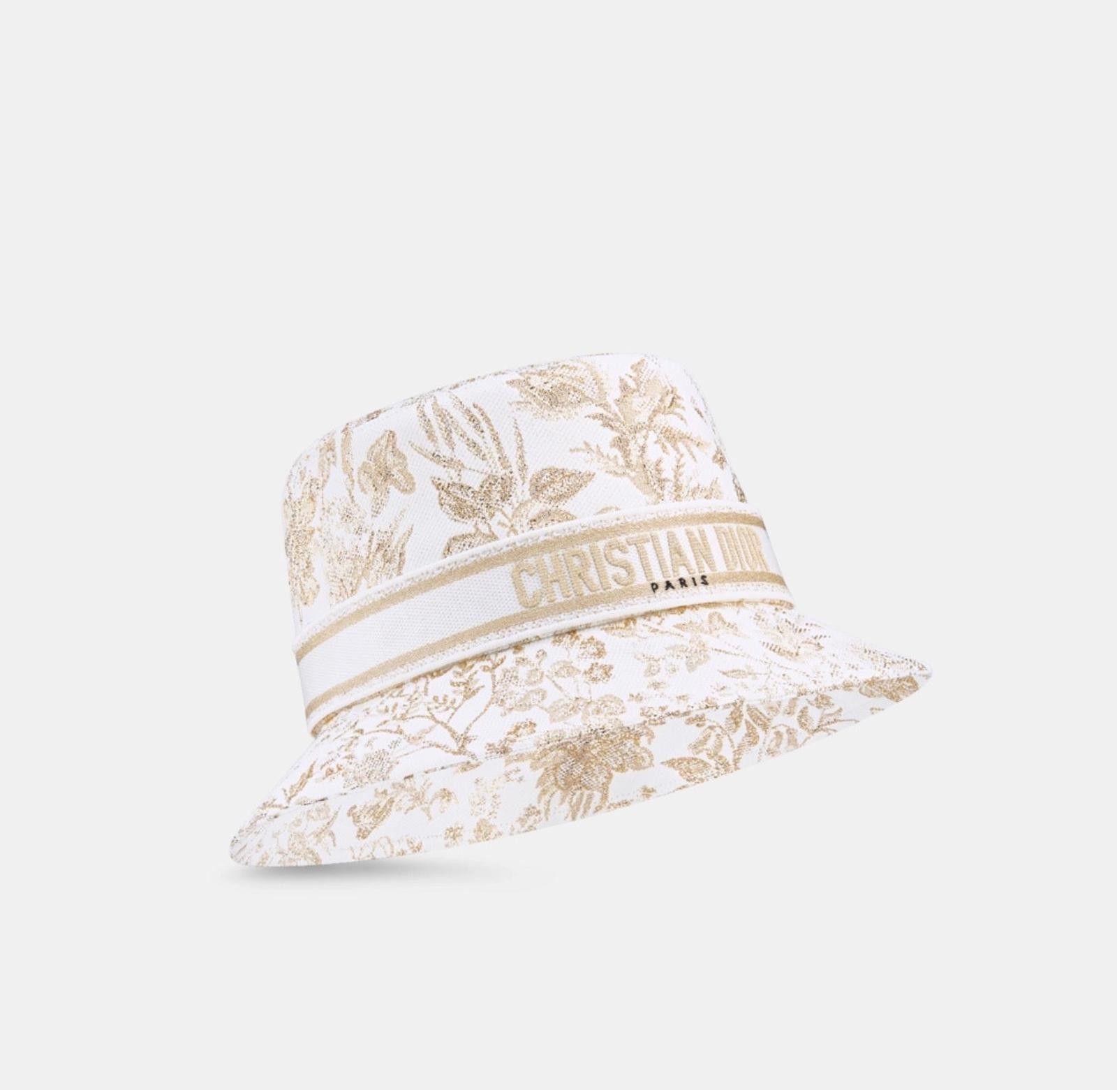 Dior Dior D-Bobby Millefiori Small-Brim Hat Size ONE SIZE - 1 Thumbnail
